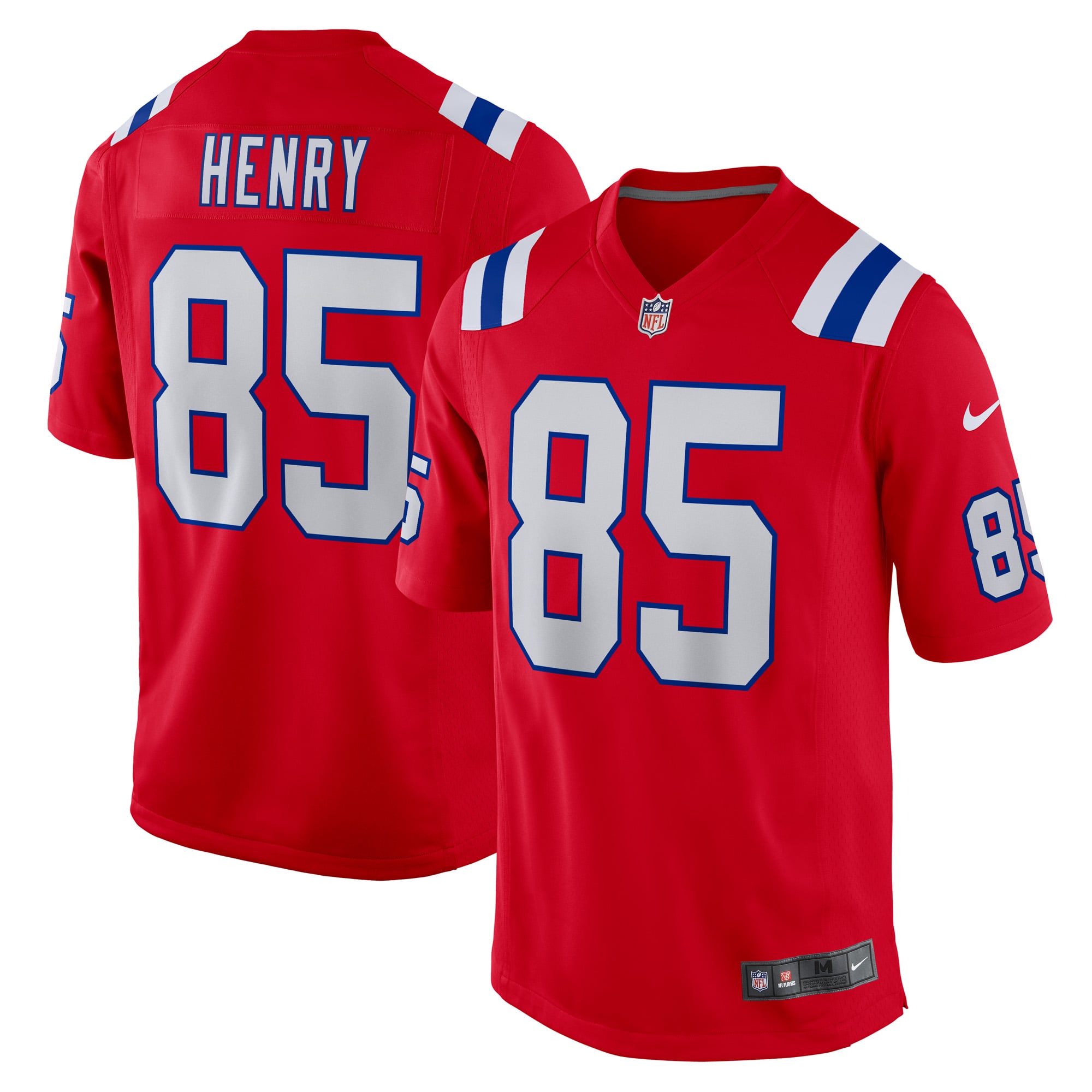 Hunter Henry New England Patriots Game Alternate Jersey - Red