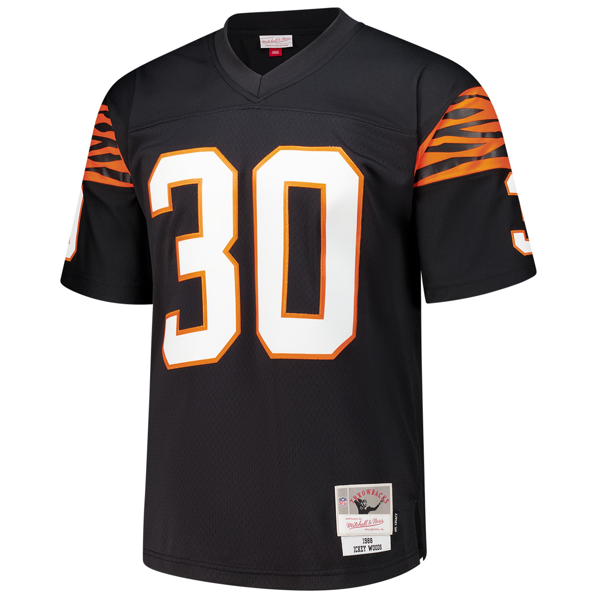 Ickey Woods Cincinnati Bengals 1988 Legacy Jersey - Black - Image 3