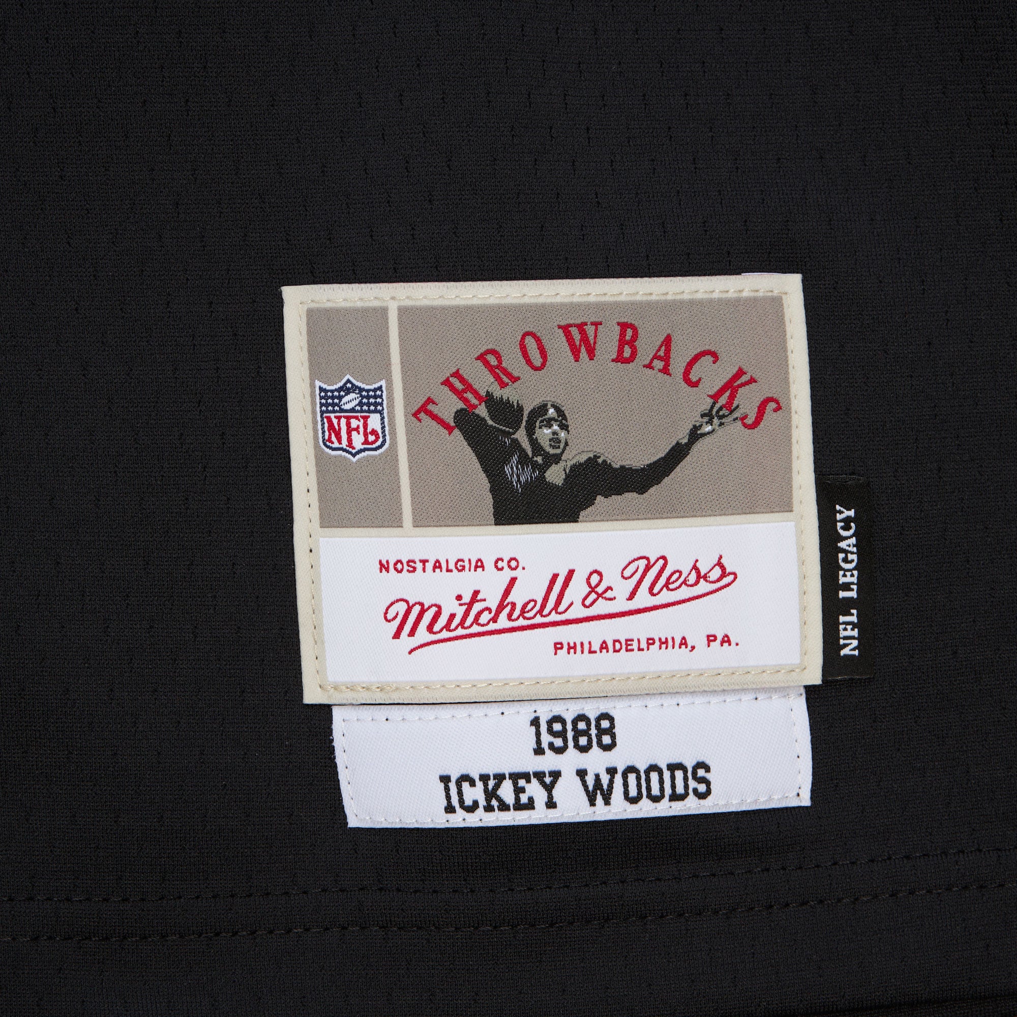 Ickey Woods Cincinnati Bengals 1988 Legacy Jersey - Black - Image 6