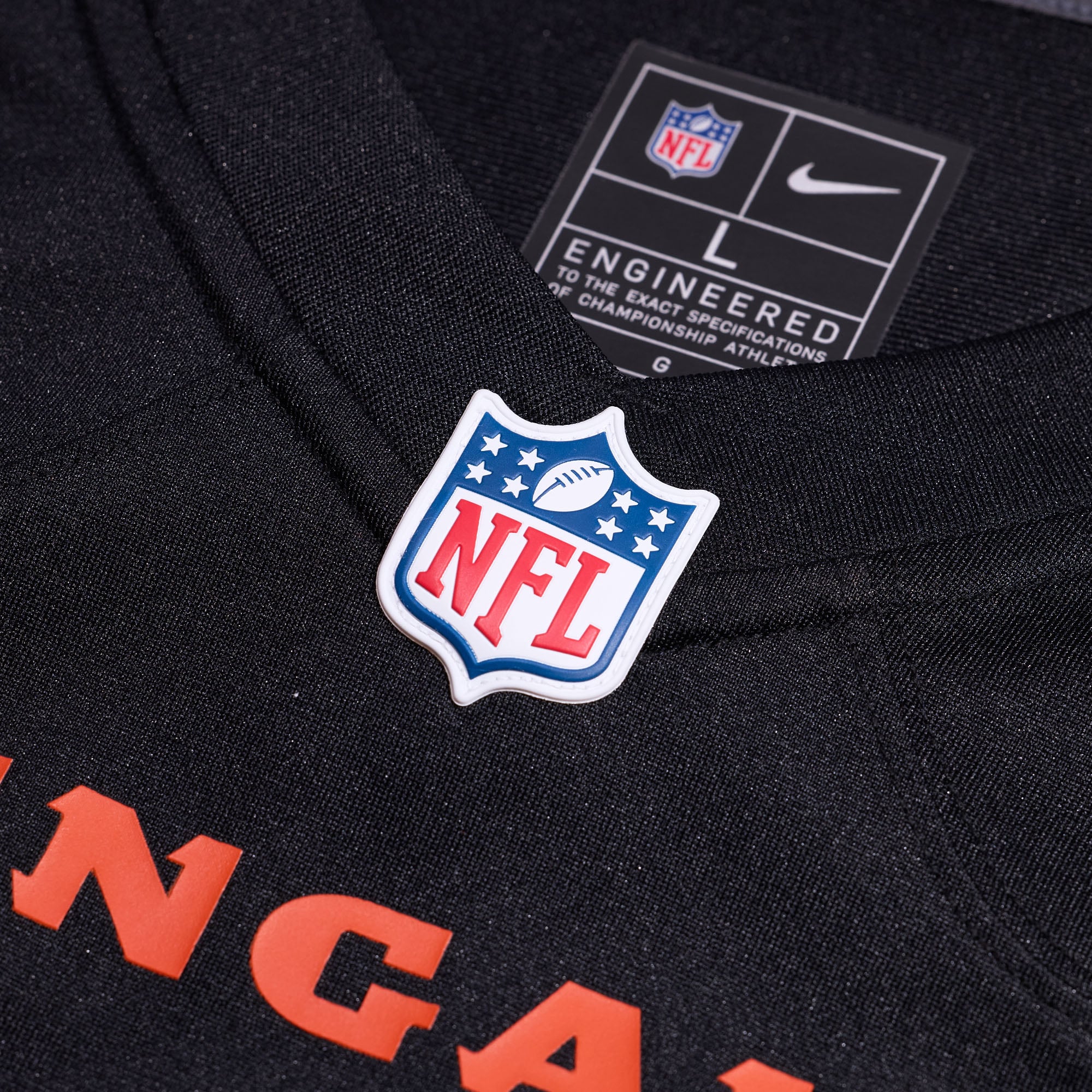 Ickey Woods Cincinnati Bengals Retired Player Game Jersey - Black - Image 5