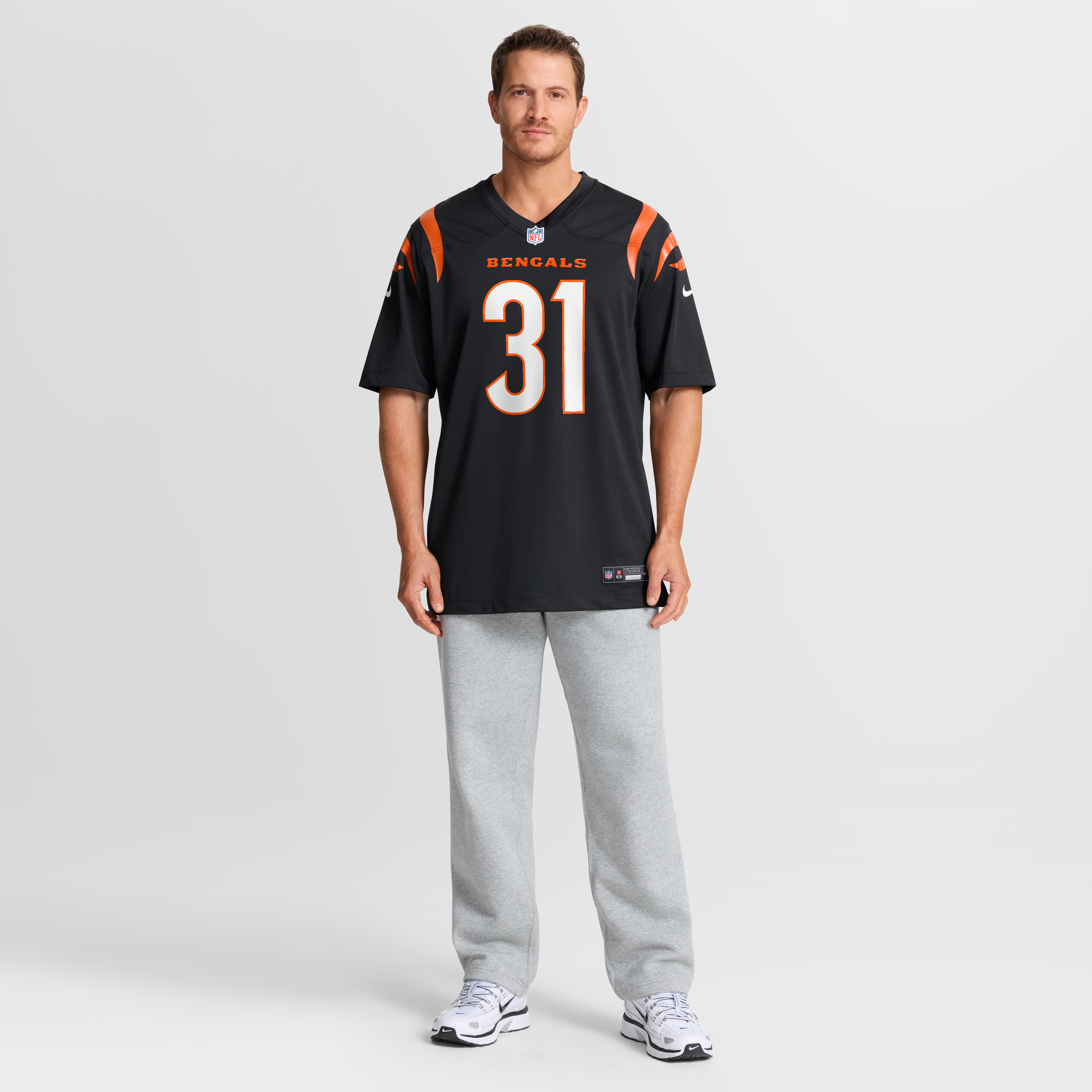 Ickey Woods Cincinnati Bengals Retired Player Game Jersey - Black - Image 8