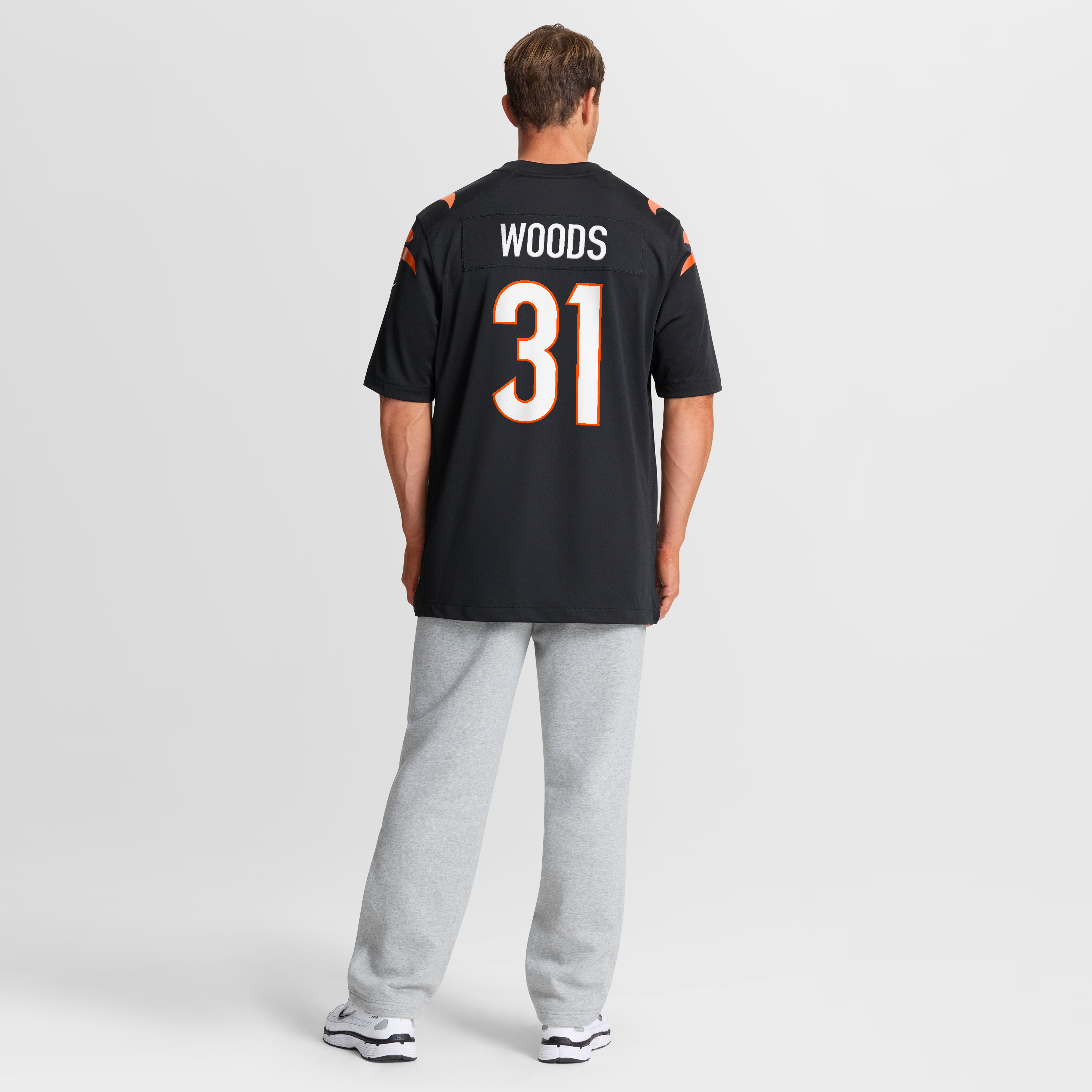 Ickey Woods Cincinnati Bengals Retired Player Game Jersey - Black - Image 9