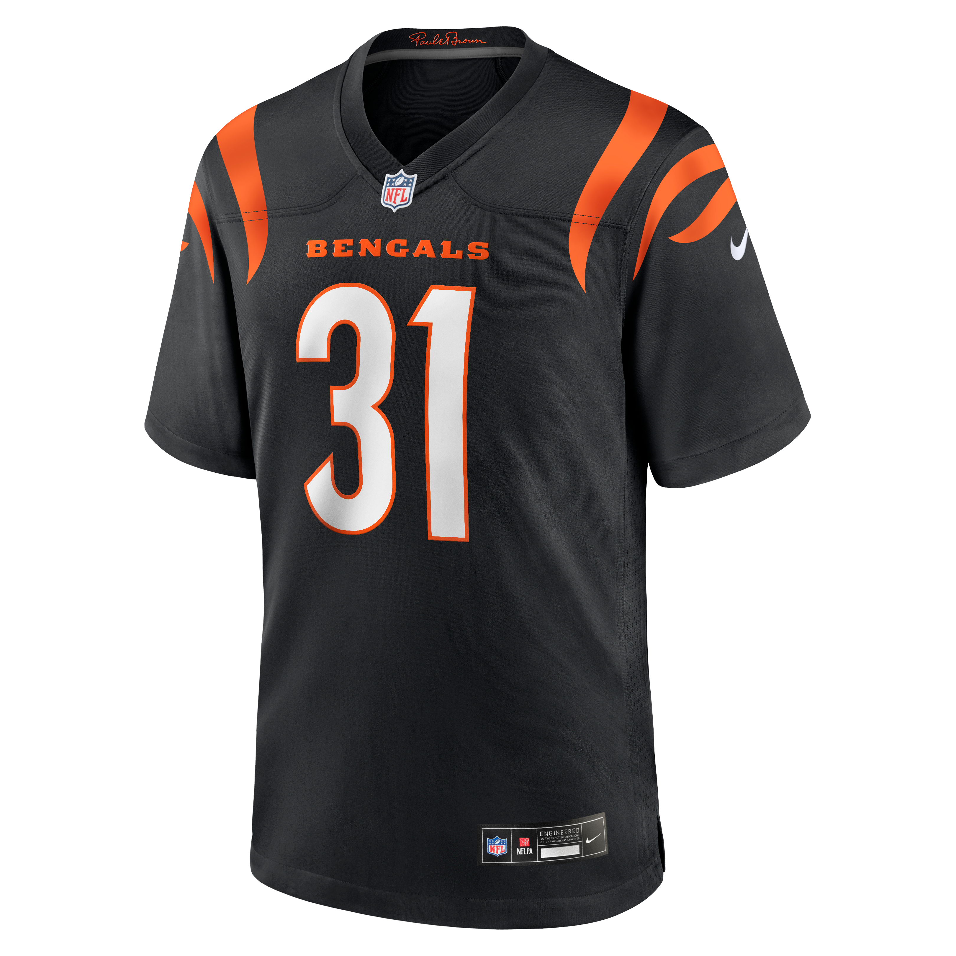 Ickey Woods Cincinnati Bengals Retired Player Game Jersey - Black - Image 3