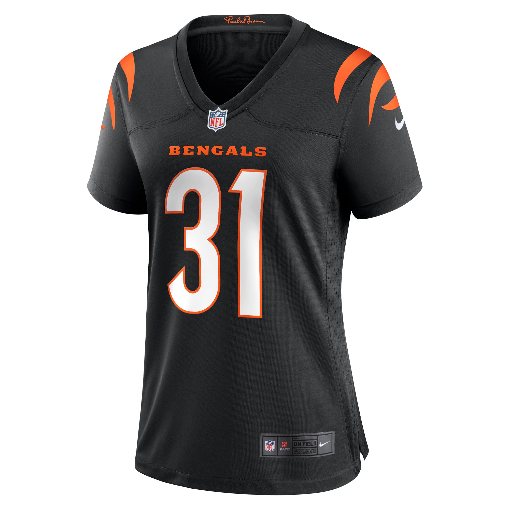 Ickey Woods Cincinnati Bengals Women's Retired Player Game Jersey - Black - Image 3
