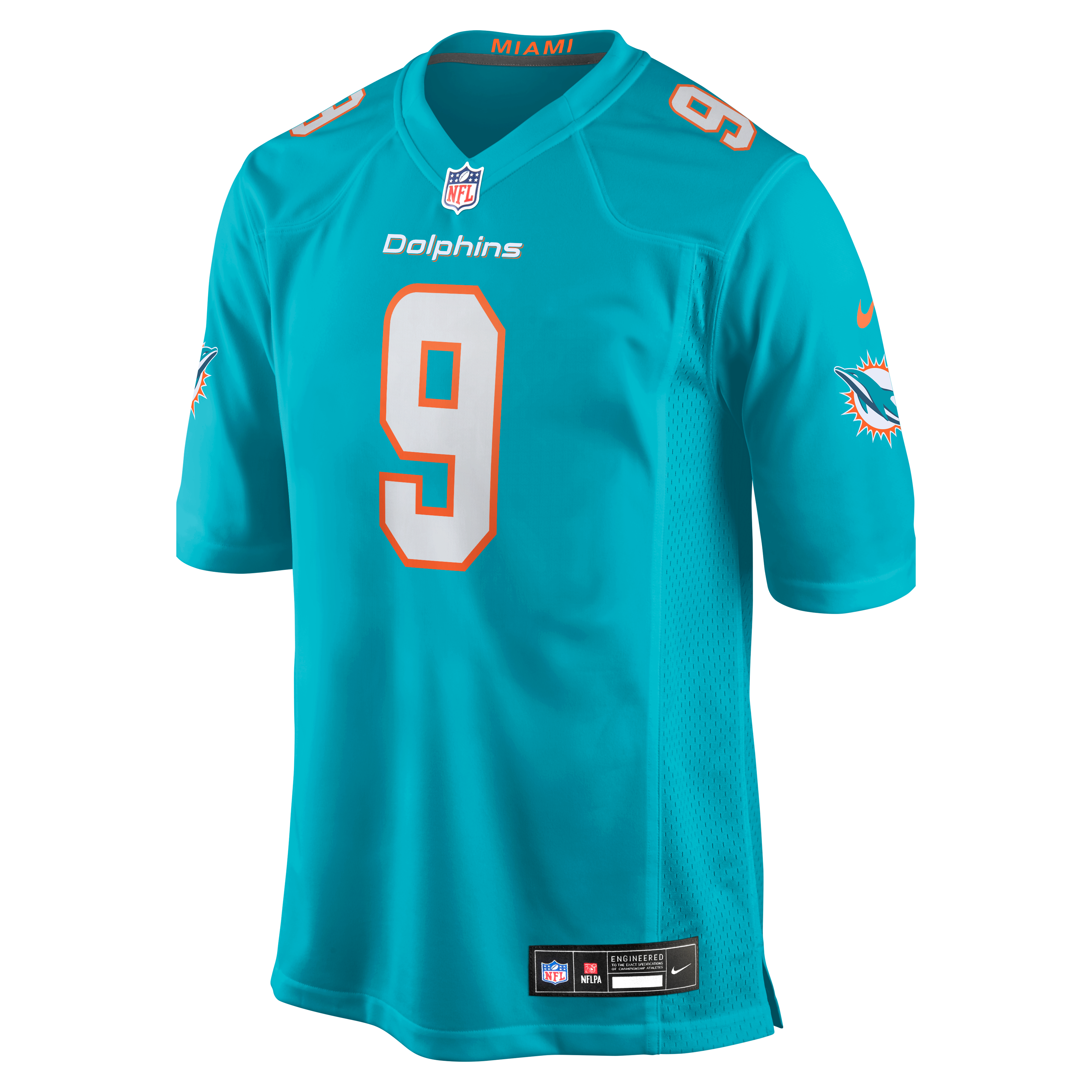 Ifeatu Melifonwu Miami Dolphins Team Game Jersey - Aqua - Image 3