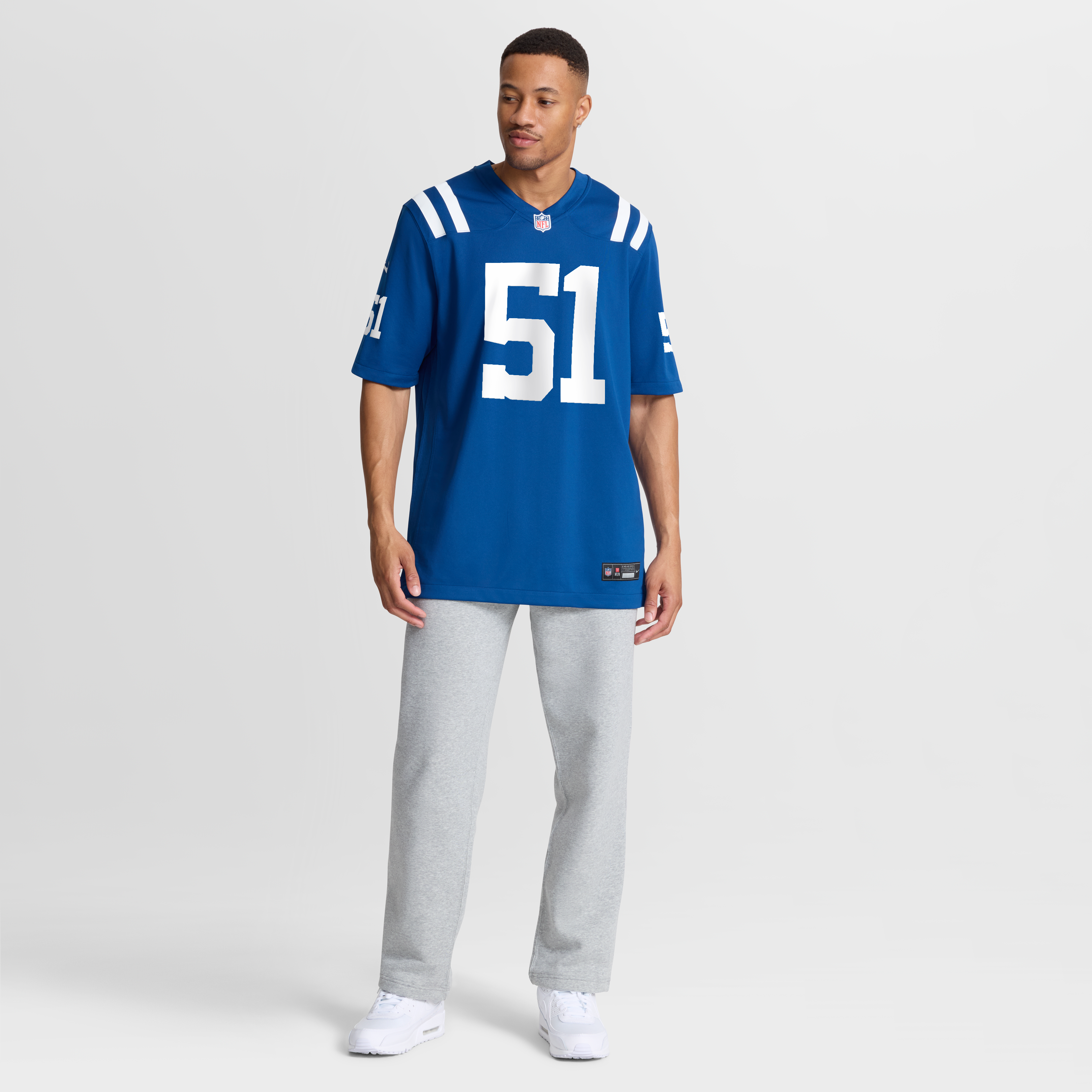 Indianapolis Colts Game Jersey - Royal - Image 8