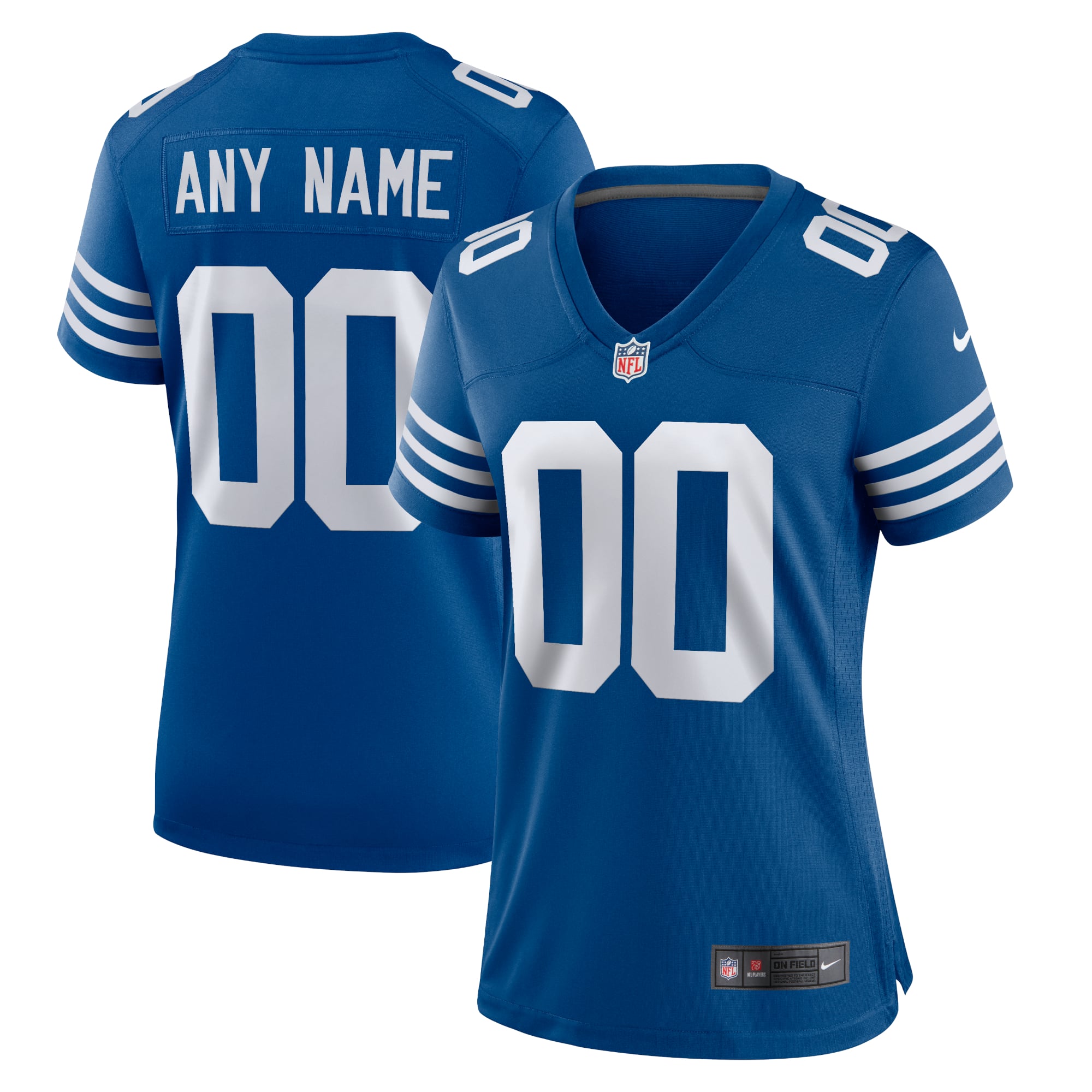 Indianapolis Colts Women's Alternate Custom Jersey - Royal