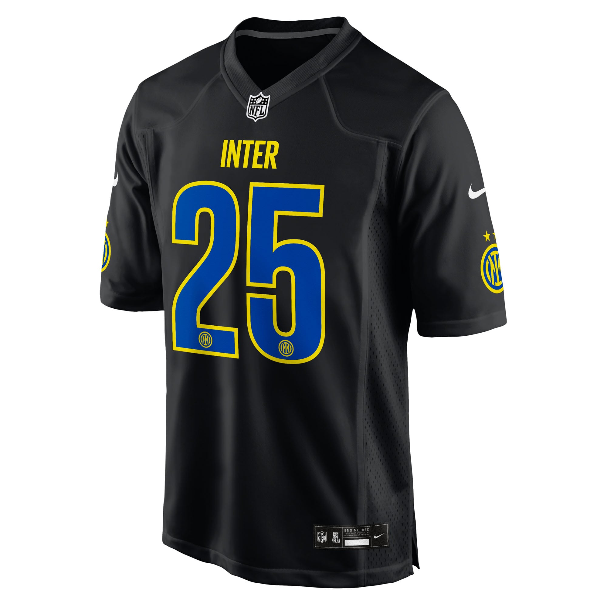 Inter Milan 2025 Soccer x Game Jersey - Black - Image 3