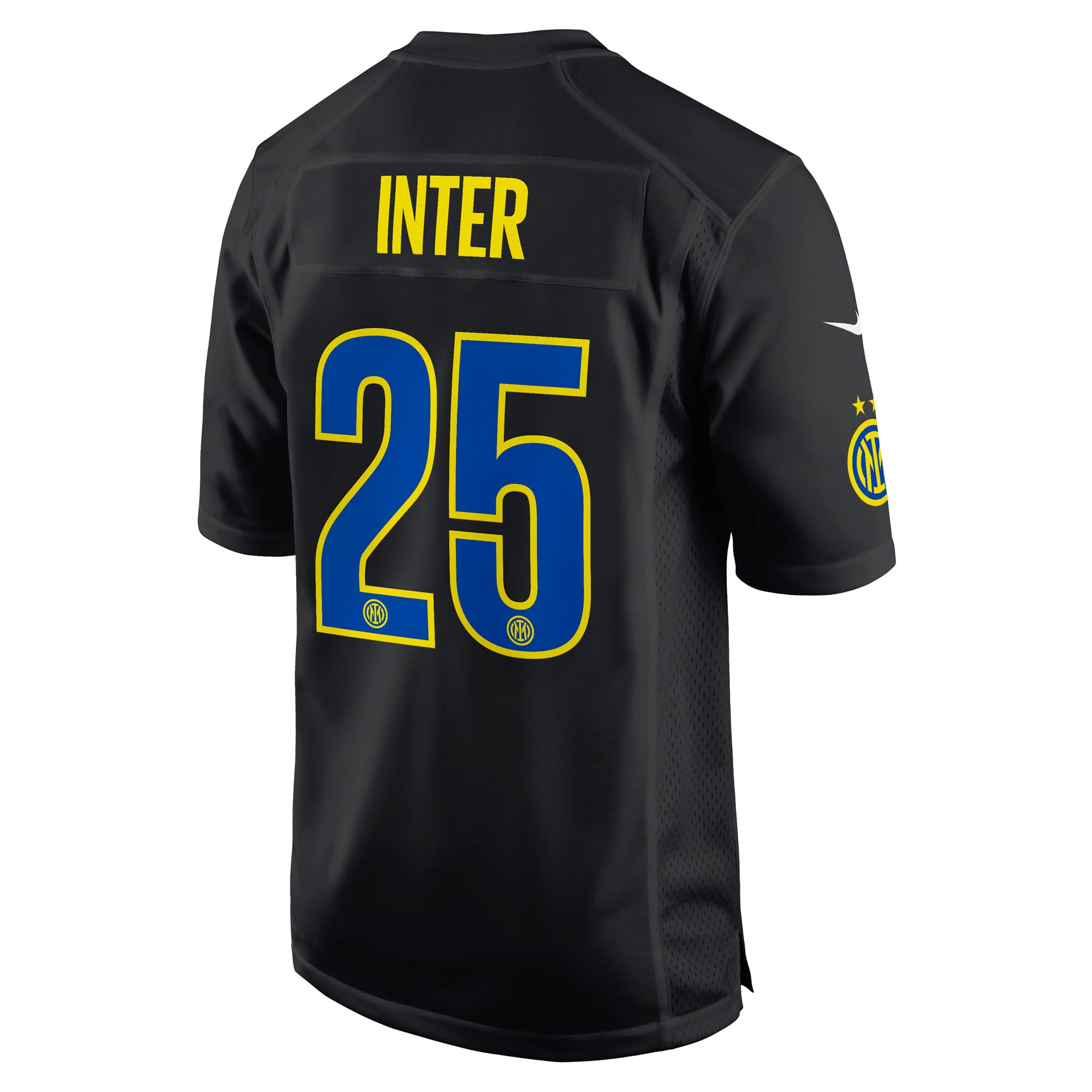 Inter Milan 2025 Soccer x Game Jersey - Black - Image 4