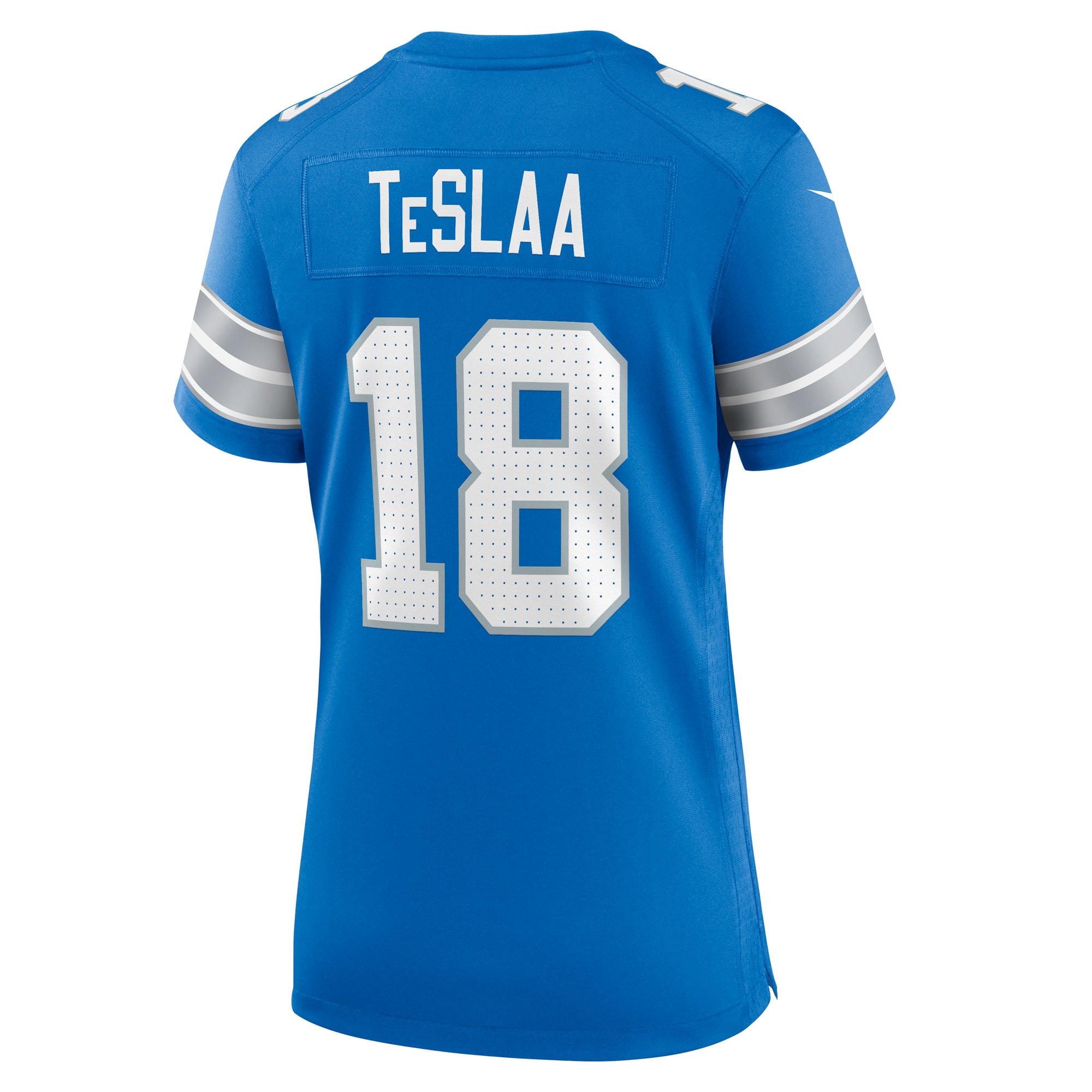 Isaac TeSlaa Detroit Lions Women's Game Player Jersey - Blue - Image 4