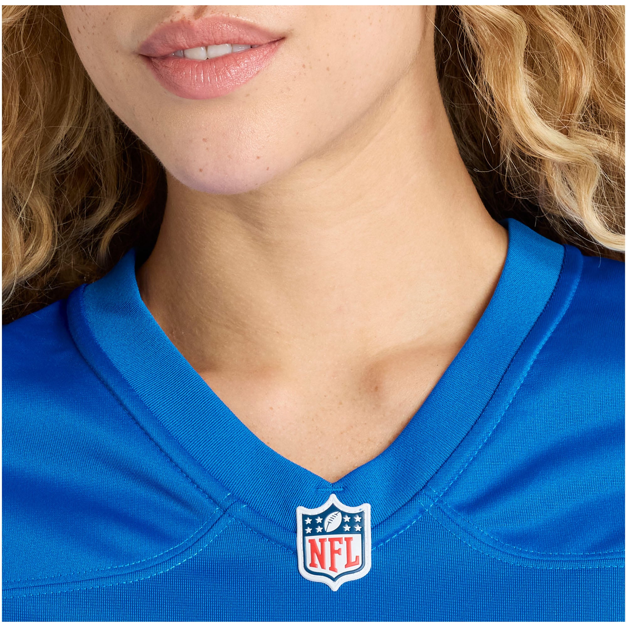 Isaac TeSlaa Detroit Lions Women's Game Player Jersey - Blue - Image 9