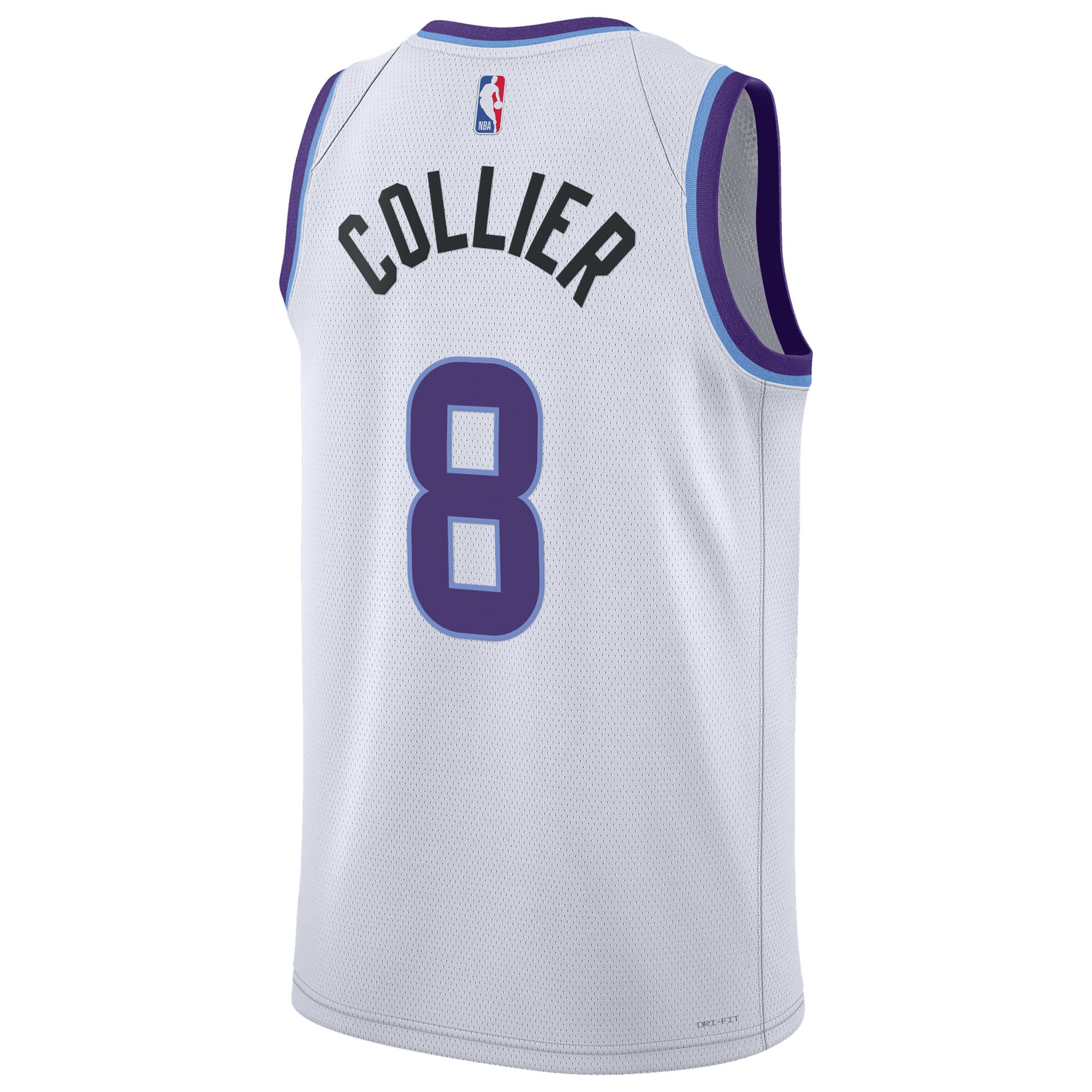 Isaiah Collier Utah Jazz Unisex Swingman Jersey - Association Edition - White - Image 4