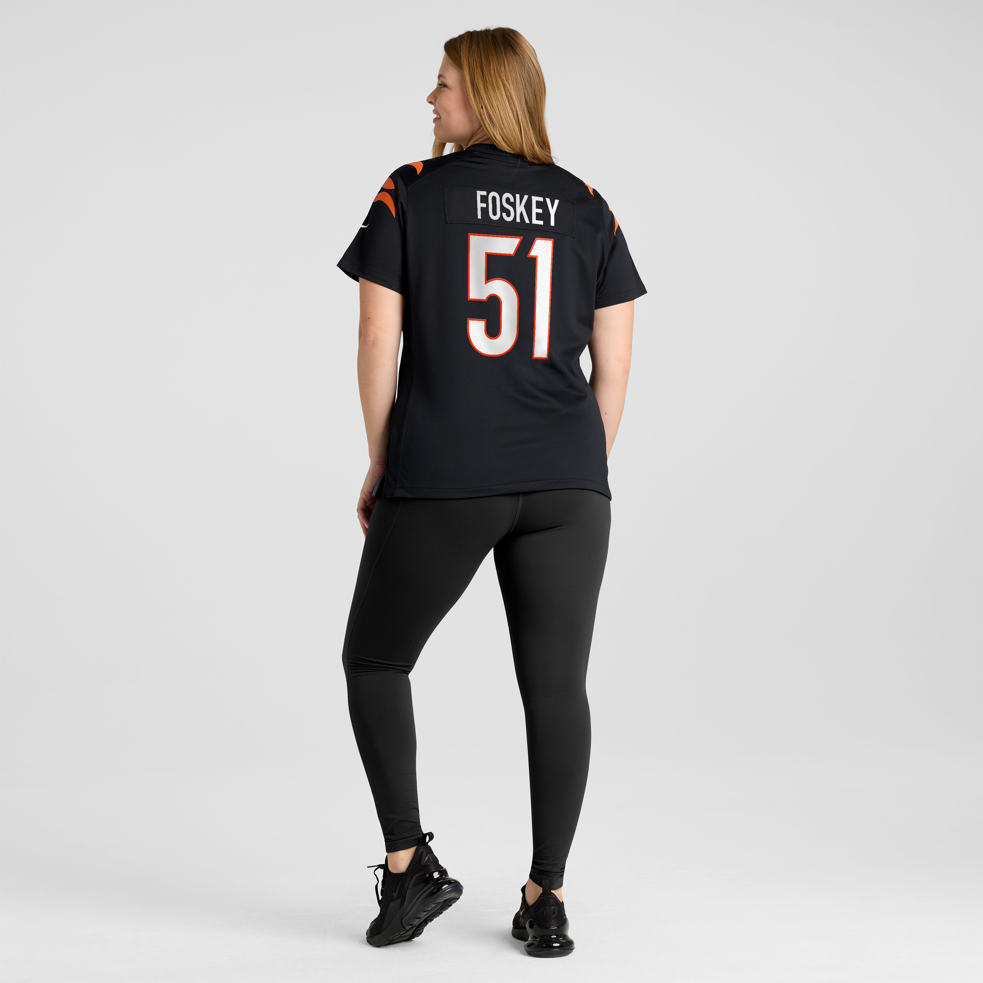 Isaiah Foskey Cincinnati Bengals Women's Team Game Jersey - Black - Image 8