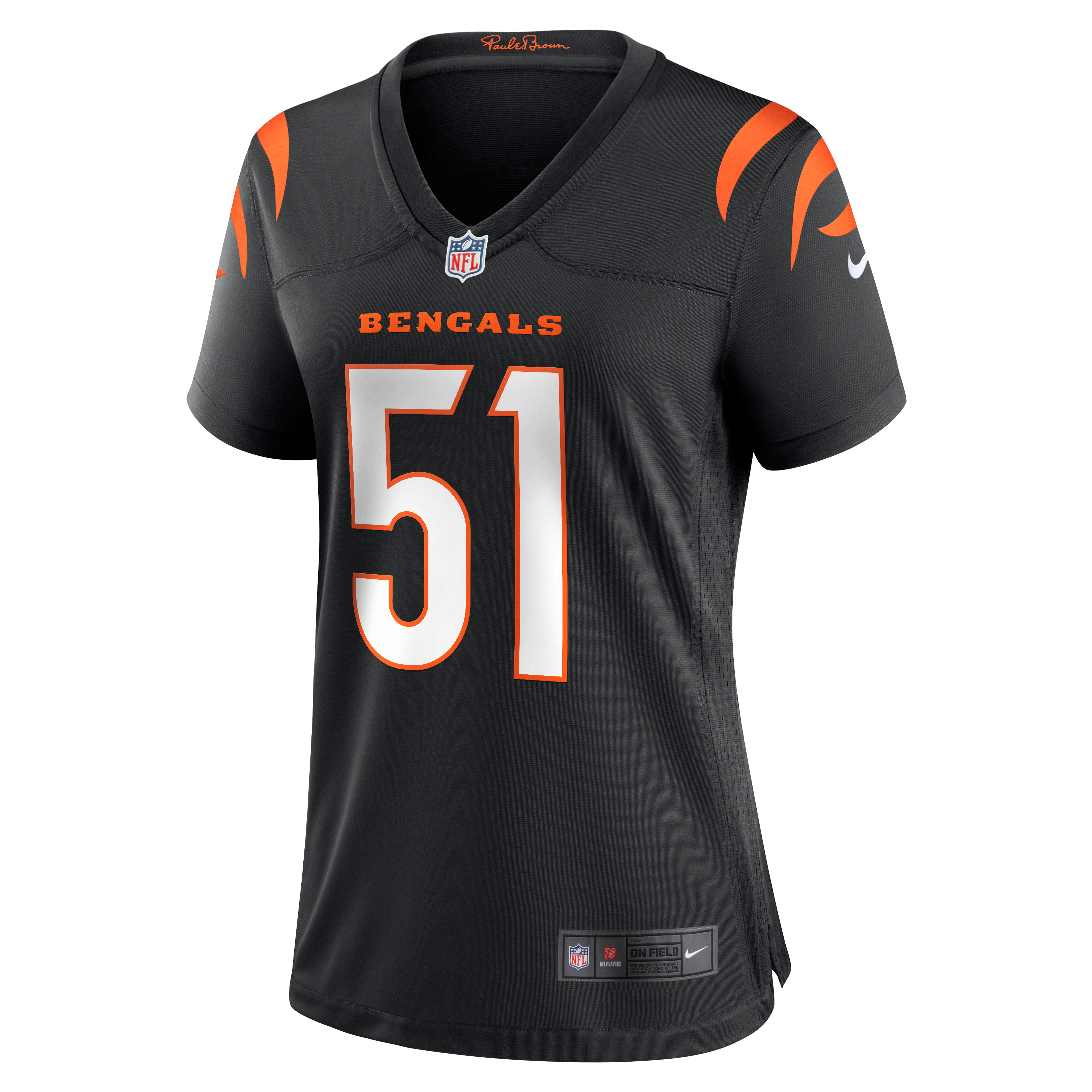 Isaiah Foskey Cincinnati Bengals Women's Team Game Jersey - Black - Image 3