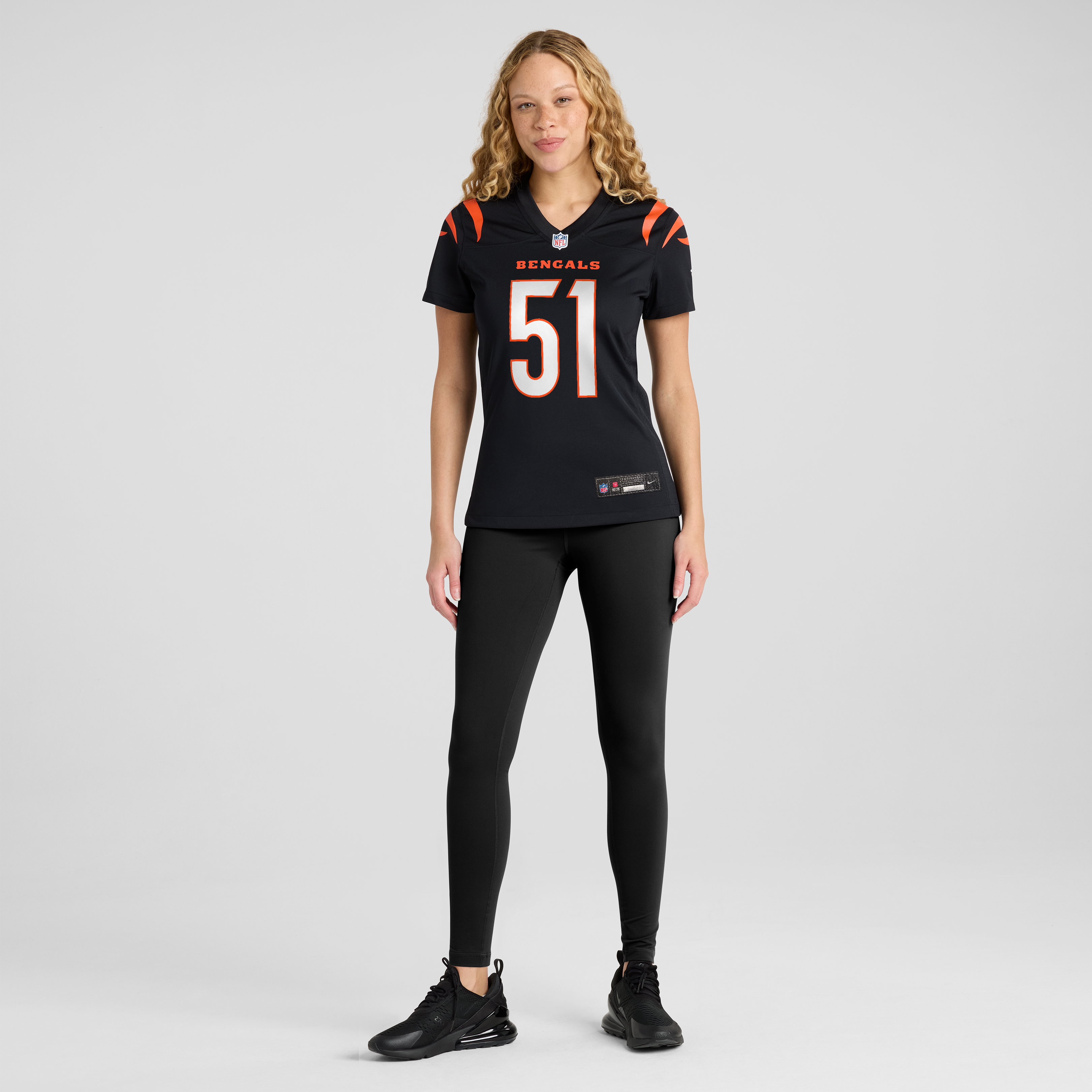 Isaiah Foskey Cincinnati Bengals Women's Team Game Jersey - Black - Image 5