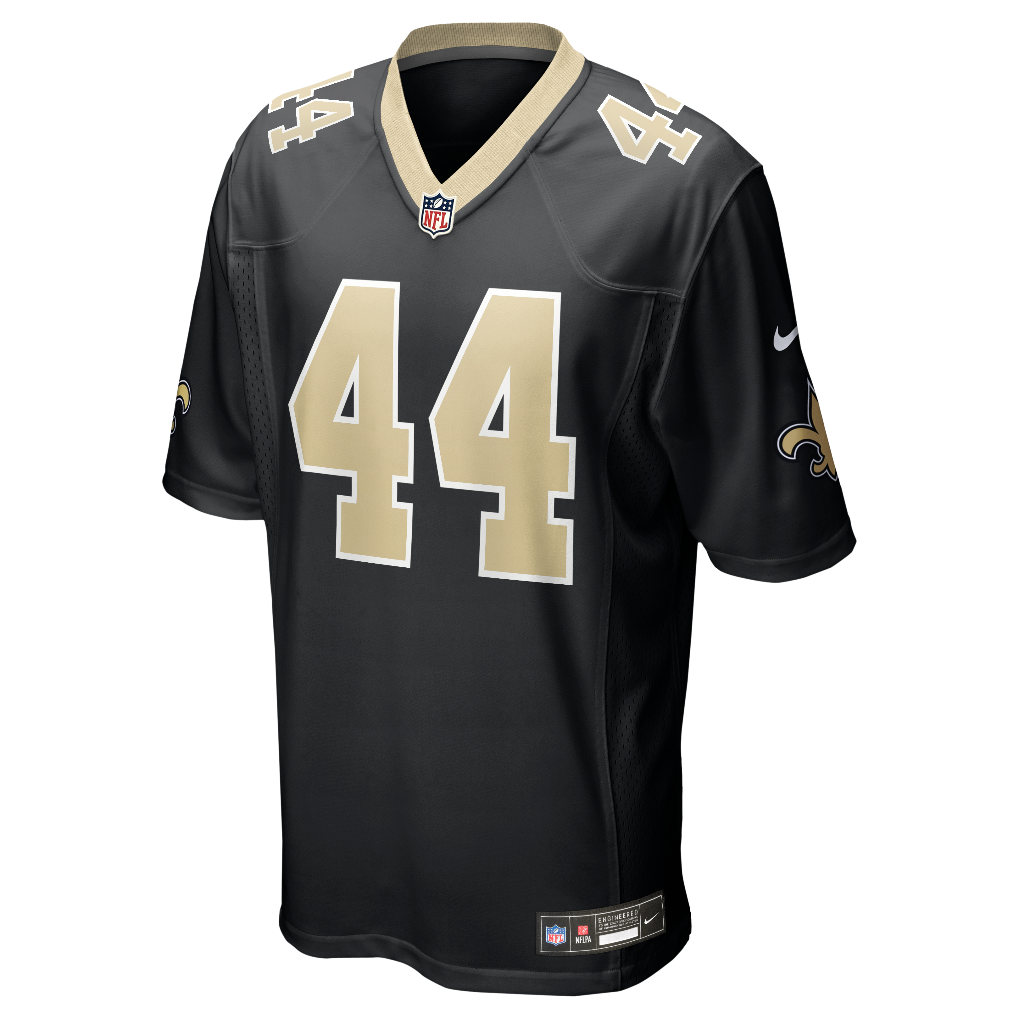 Isaiah Stalbird New Orleans Saints Team Game Jersey - Black - Image 3