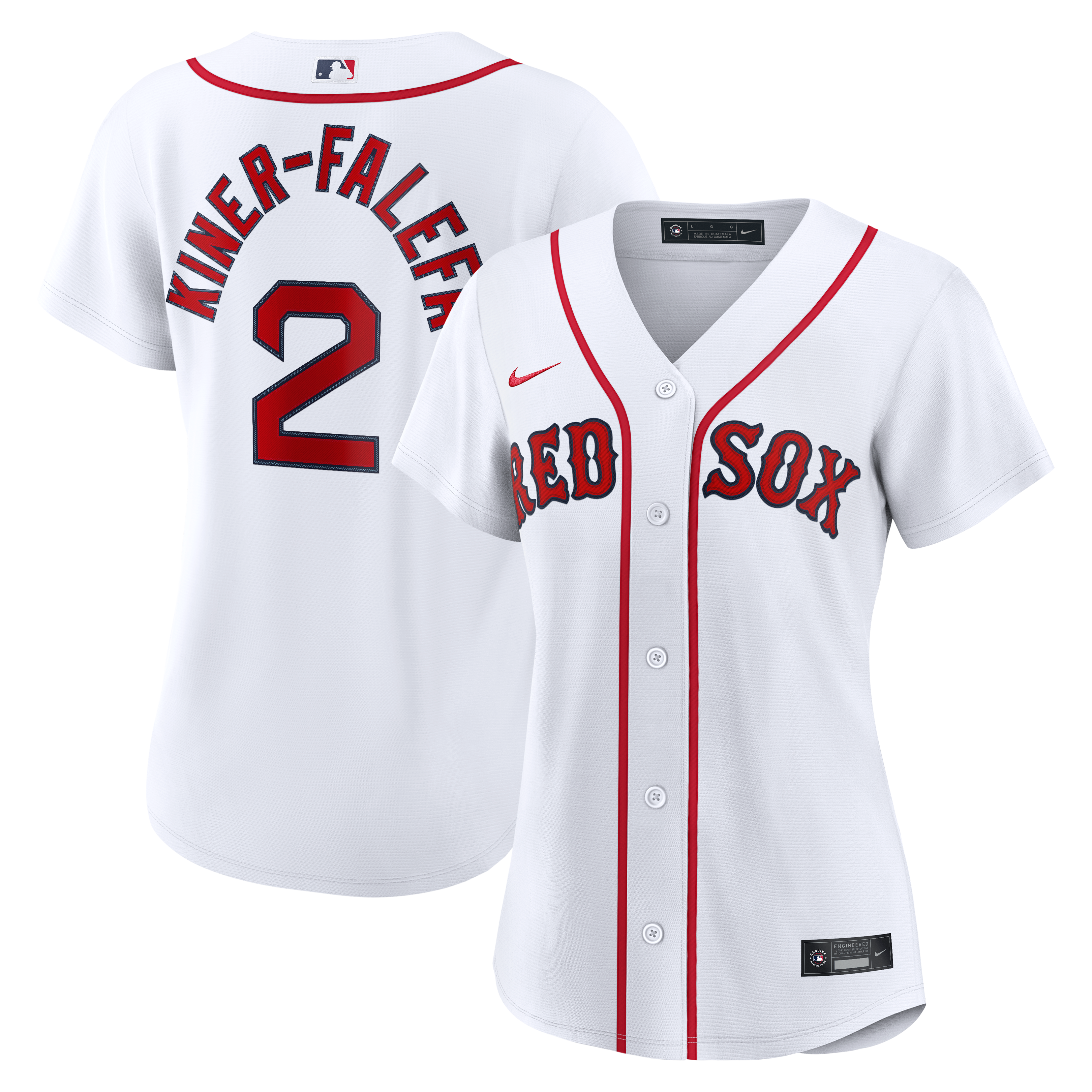 Isiah Kiner-Falefa Boston Red Sox Women's Home Jersey - White - Image 2