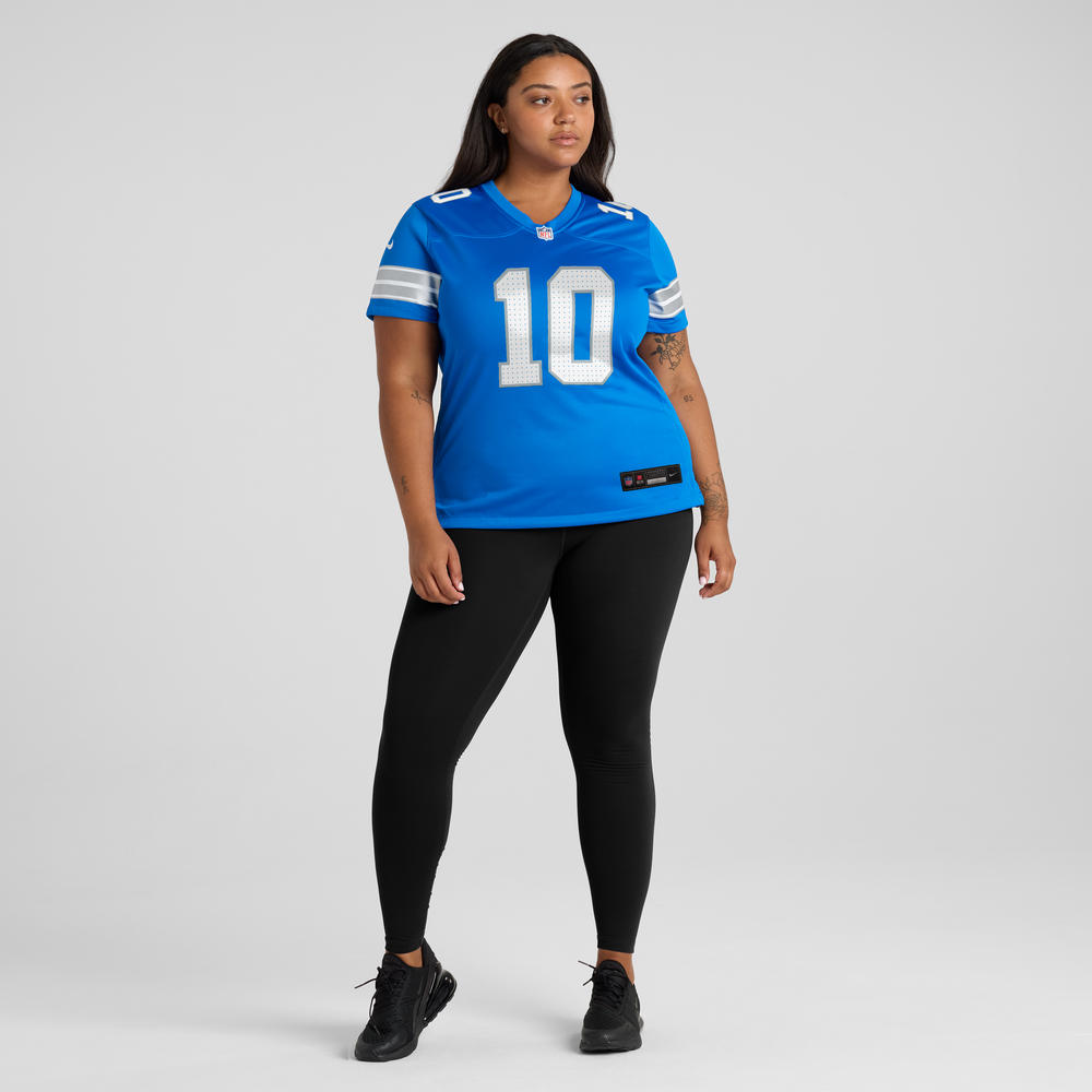 Isiah Pacheco Detroit Lions Women's Team Game Jersey - Blue - Image 7