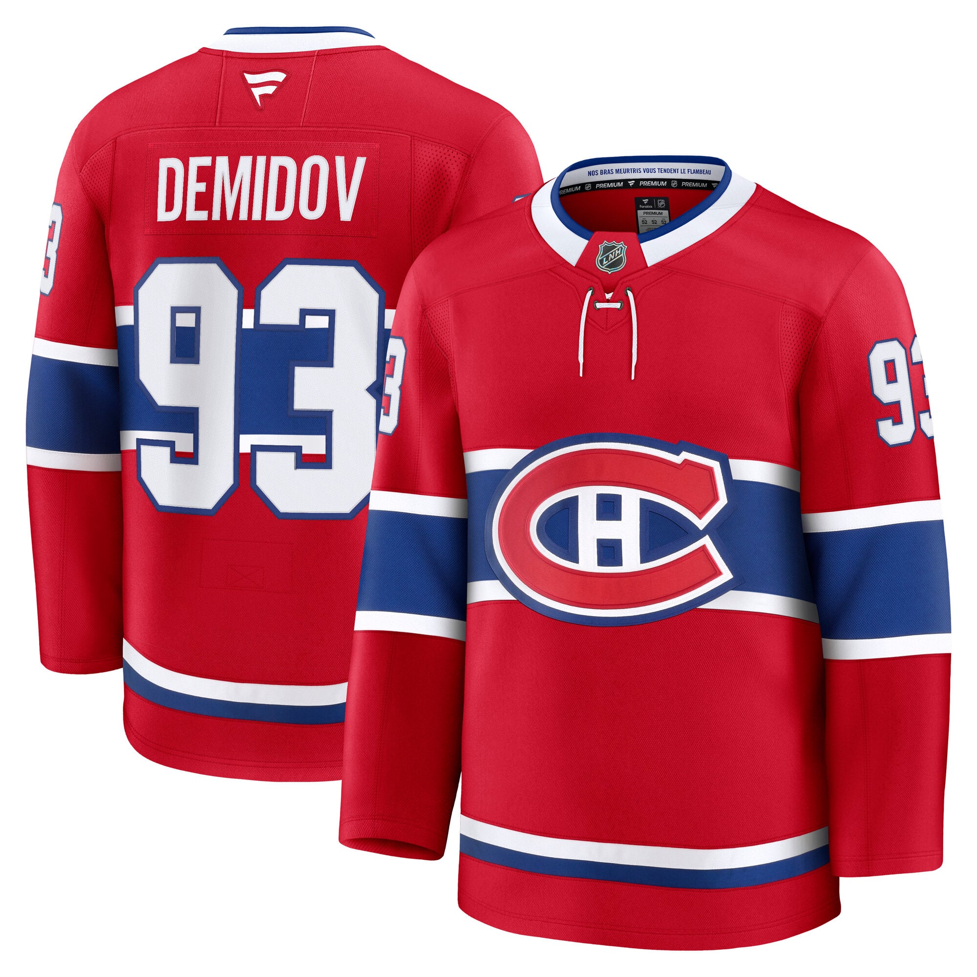 Ivan Demidov Montreal Canadiens Home Premium Jersey - Red - Image 2