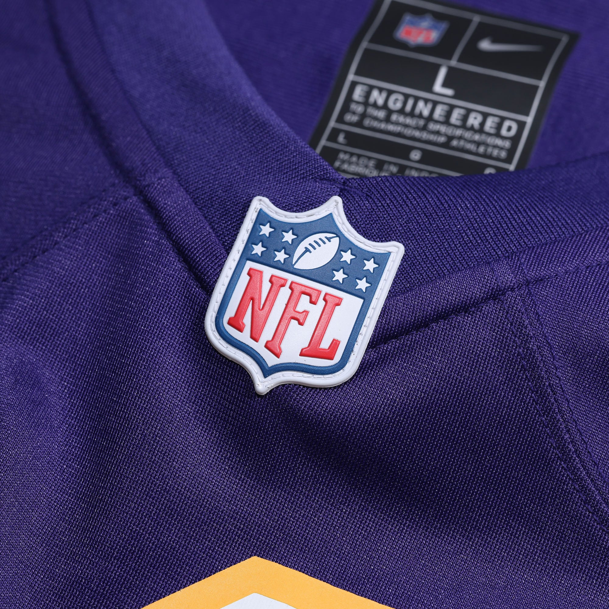 J.J. McCarthy Minnesota Vikings 2nd Alternate Player Game Jersey - Purple - Image 5