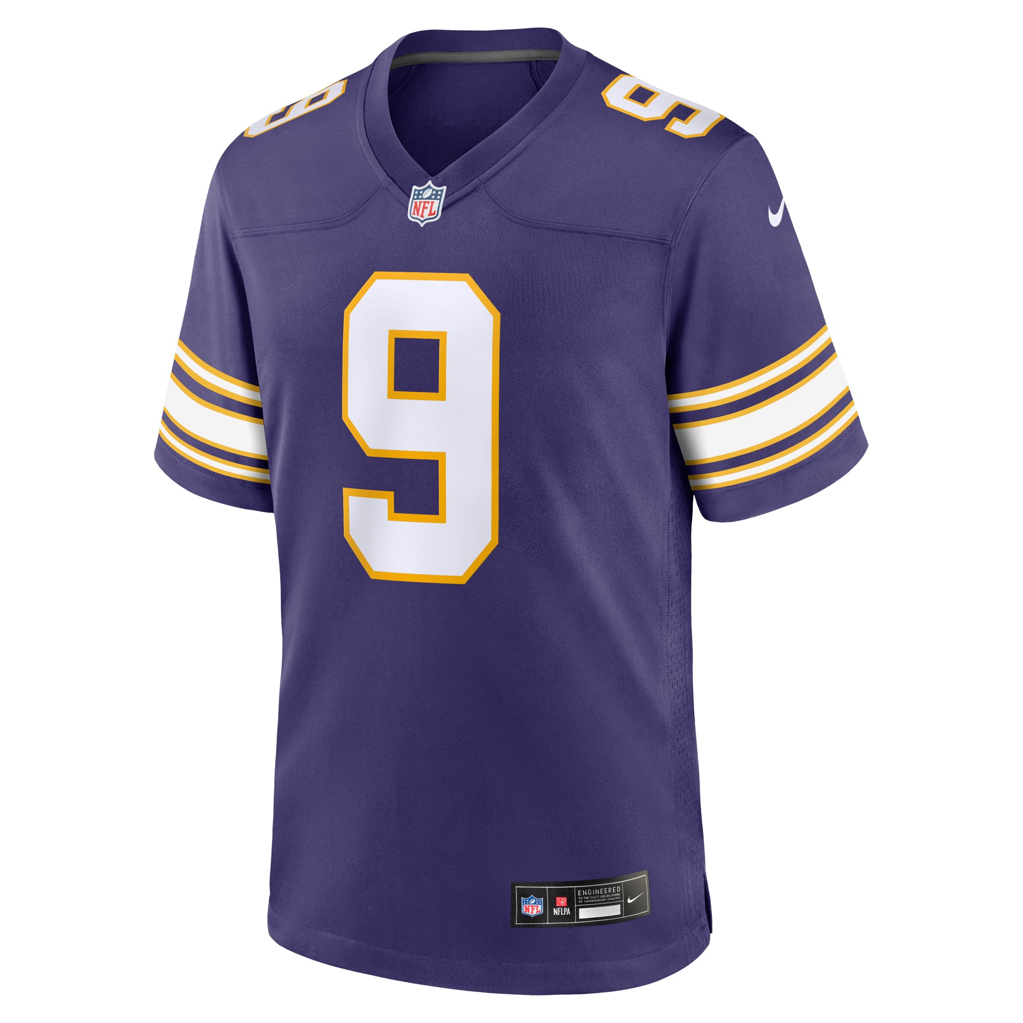 J.J. McCarthy Minnesota Vikings 2nd Alternate Player Game Jersey - Purple - Image 3
