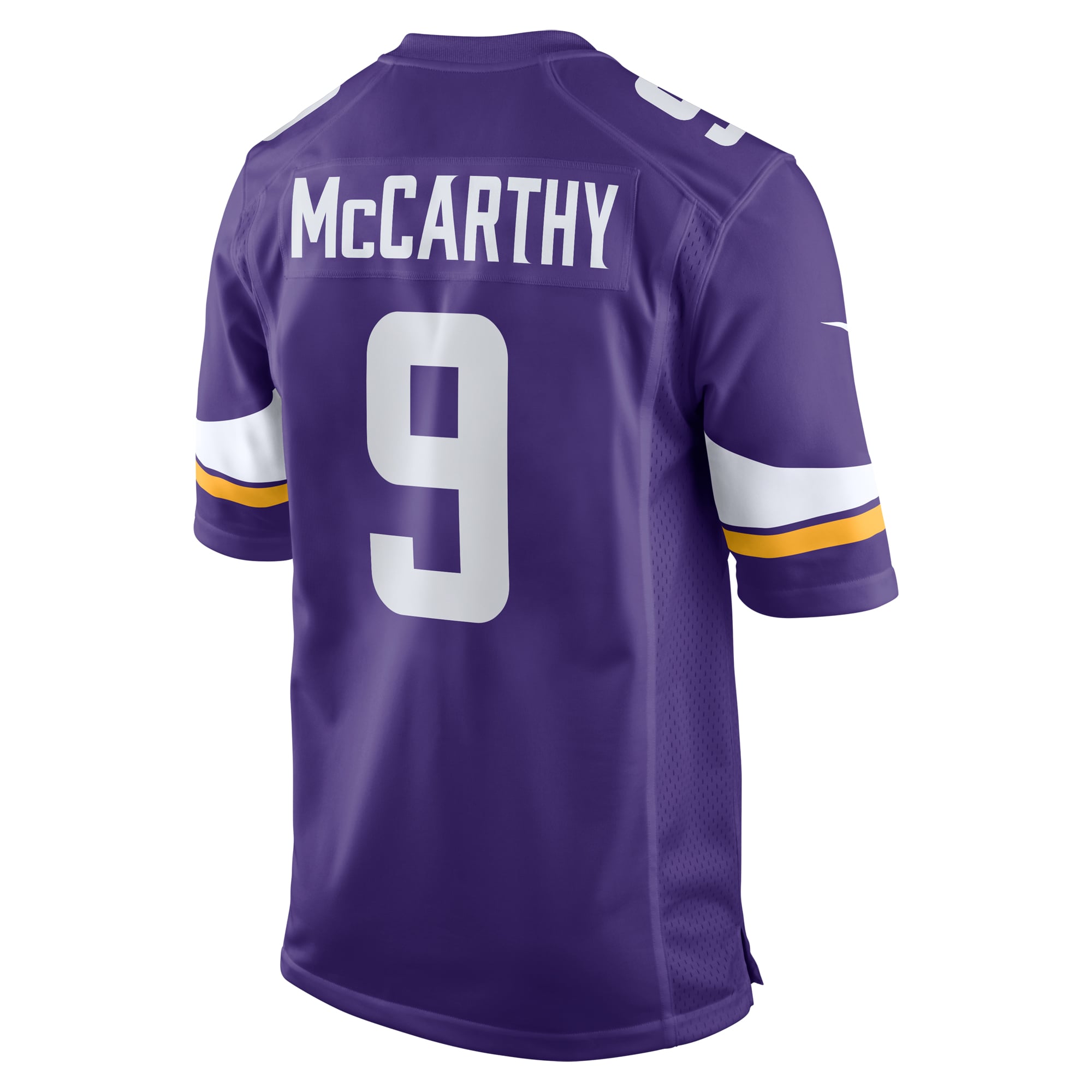 J.J. McCarthy Minnesota Vikings Alternate Game Player Jersey - Purple - Image 4