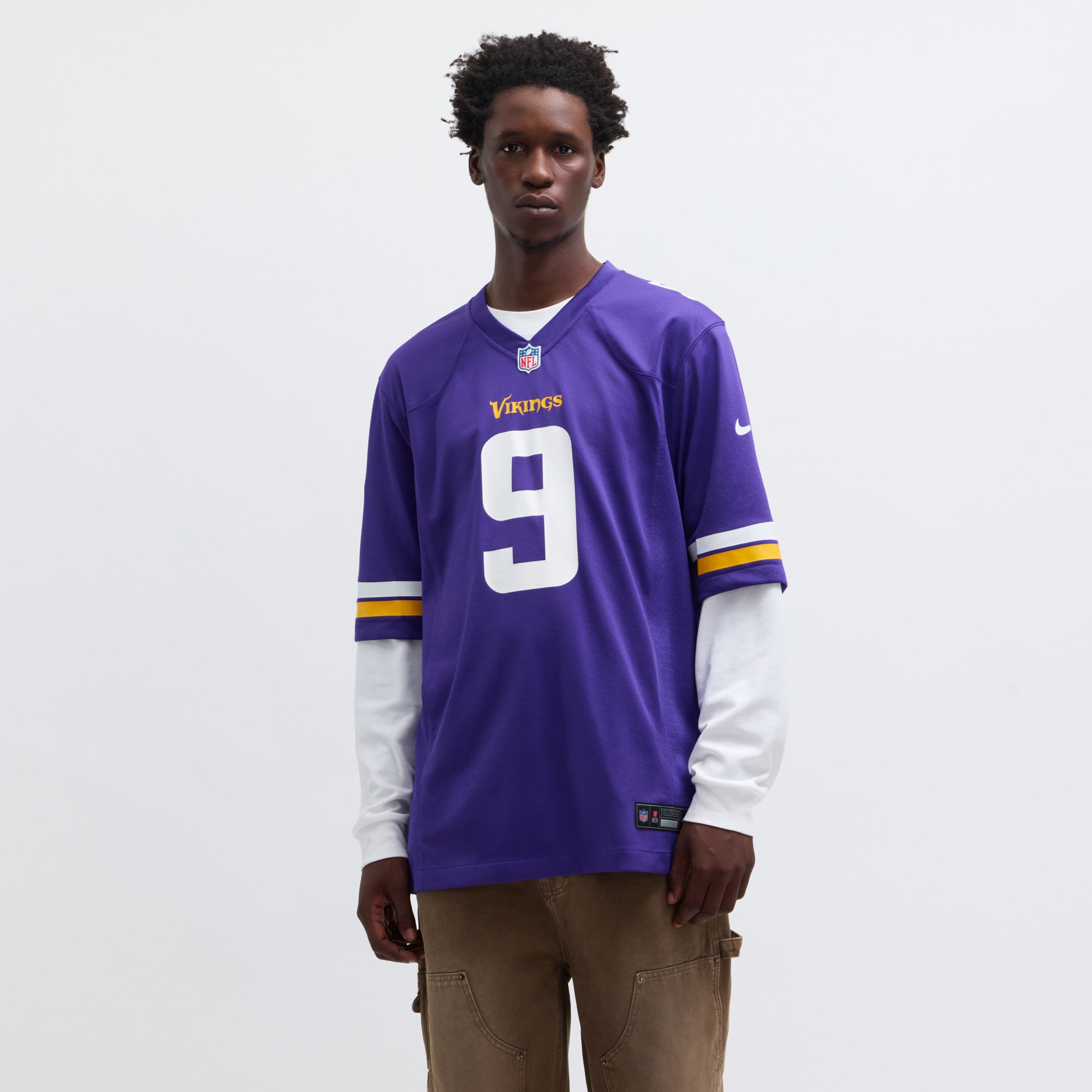 J.J. McCarthy Minnesota Vikings Alternate Game Player Jersey - Purple - Image 5