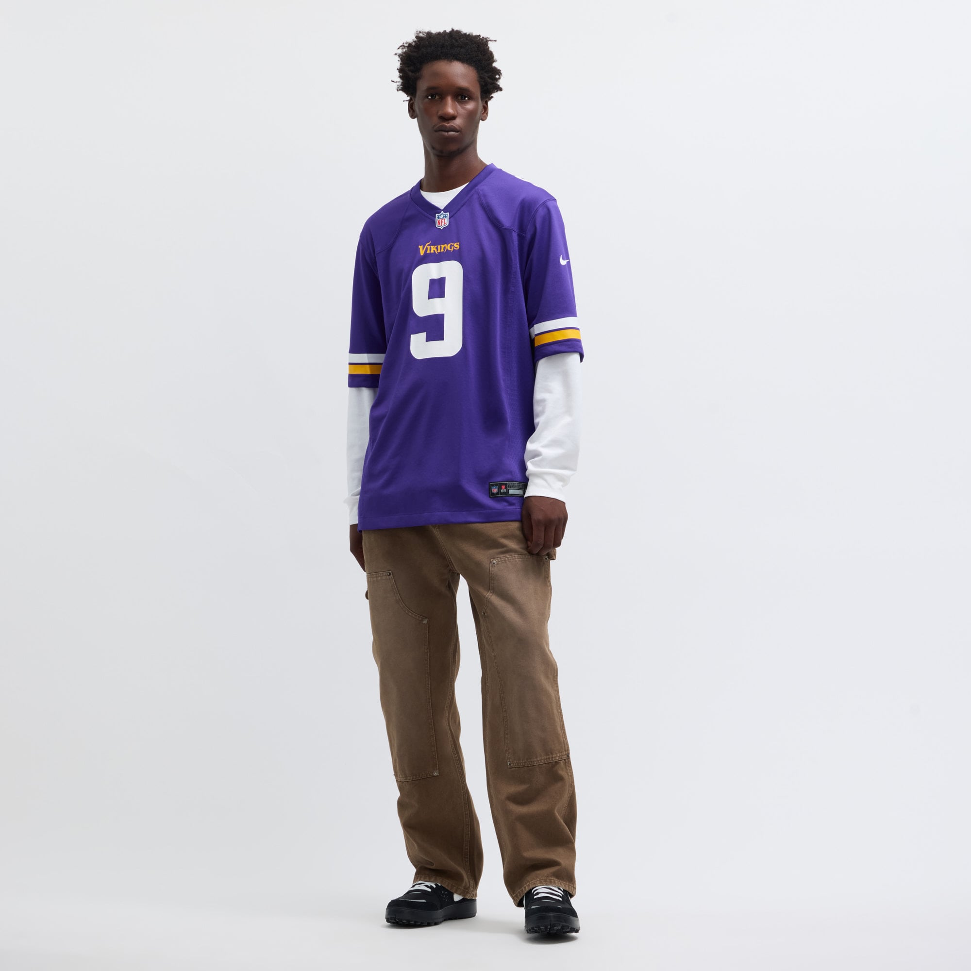 J.J. McCarthy Minnesota Vikings Alternate Game Player Jersey - Purple - Image 7