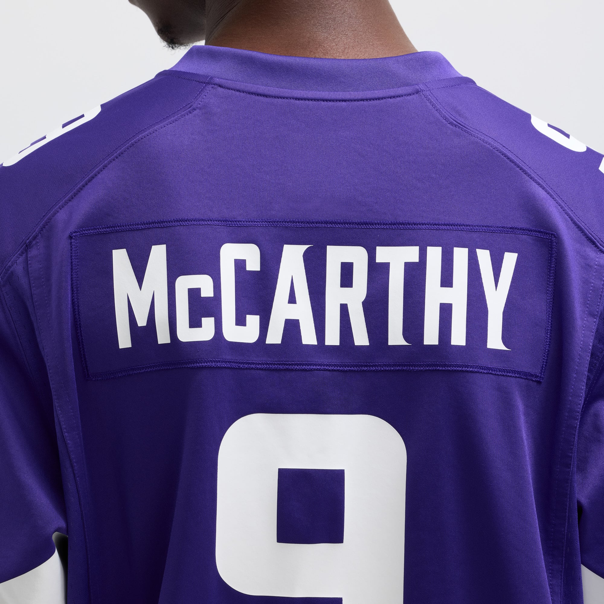 J.J. McCarthy Minnesota Vikings Alternate Game Player Jersey - Purple - Image 9