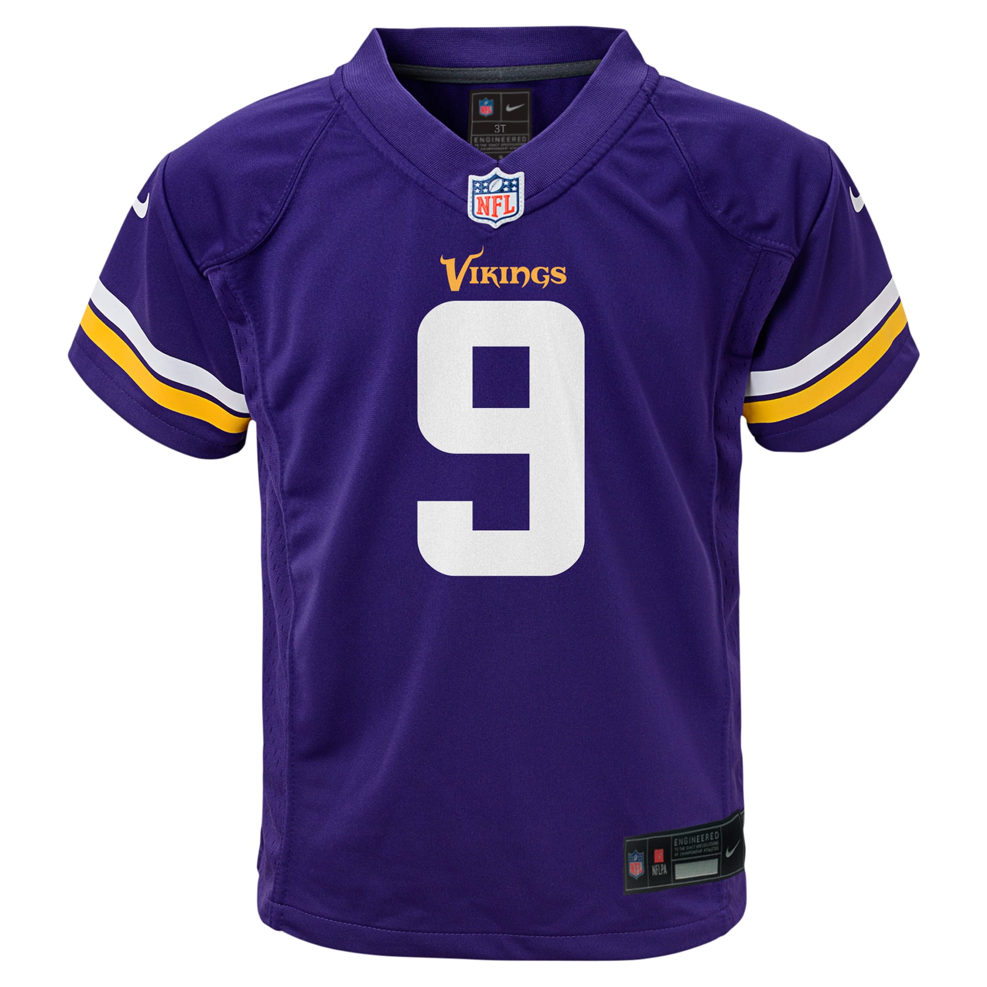 J.J. McCarthy Minnesota Vikings Infant Team Player Game Jersey - Purple - Image 3