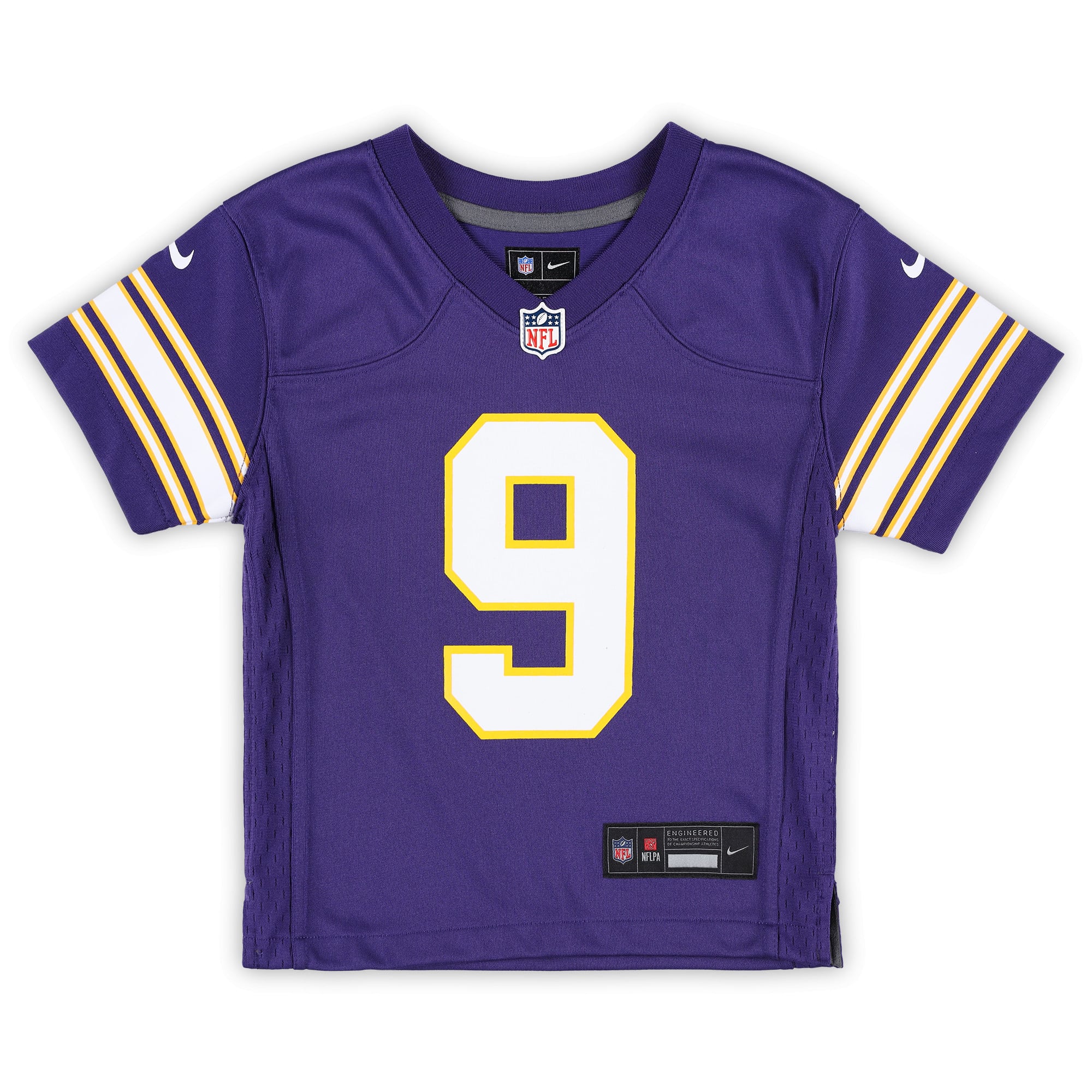 J.J. McCarthy Minnesota Vikings Preschool Classic Player Game Jersey - Purple - Image 3