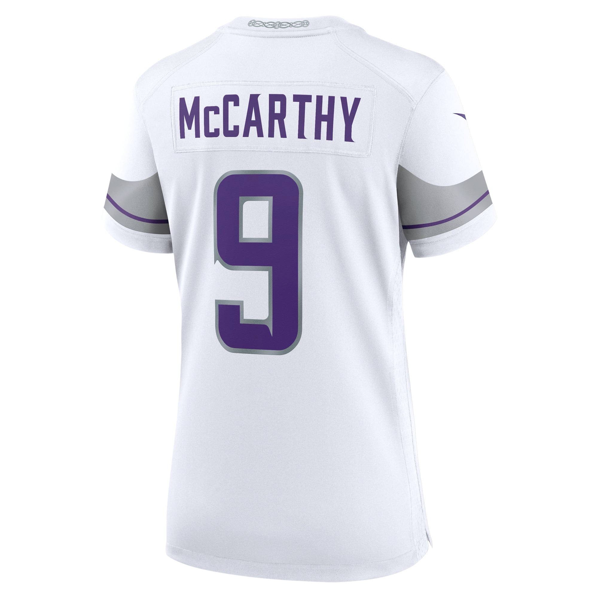 J.J. McCarthy Minnesota Vikings Women's Alternate Game Player Jersey - White - Image 4