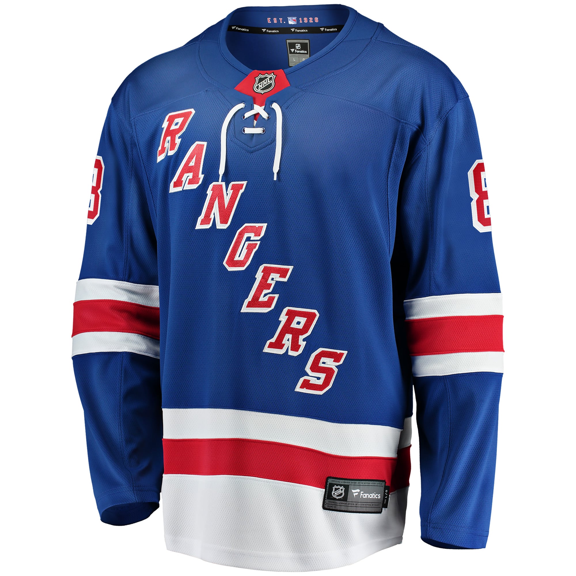 J.T. Miller New York Rangers Home Breakaway Jersey - Blue - Image 3