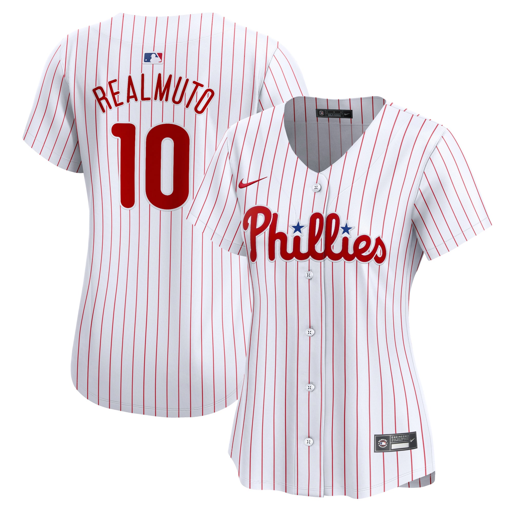 J.T. Realmuto Philadelphia Phillies Women's Home Limited Player Jersey - White
