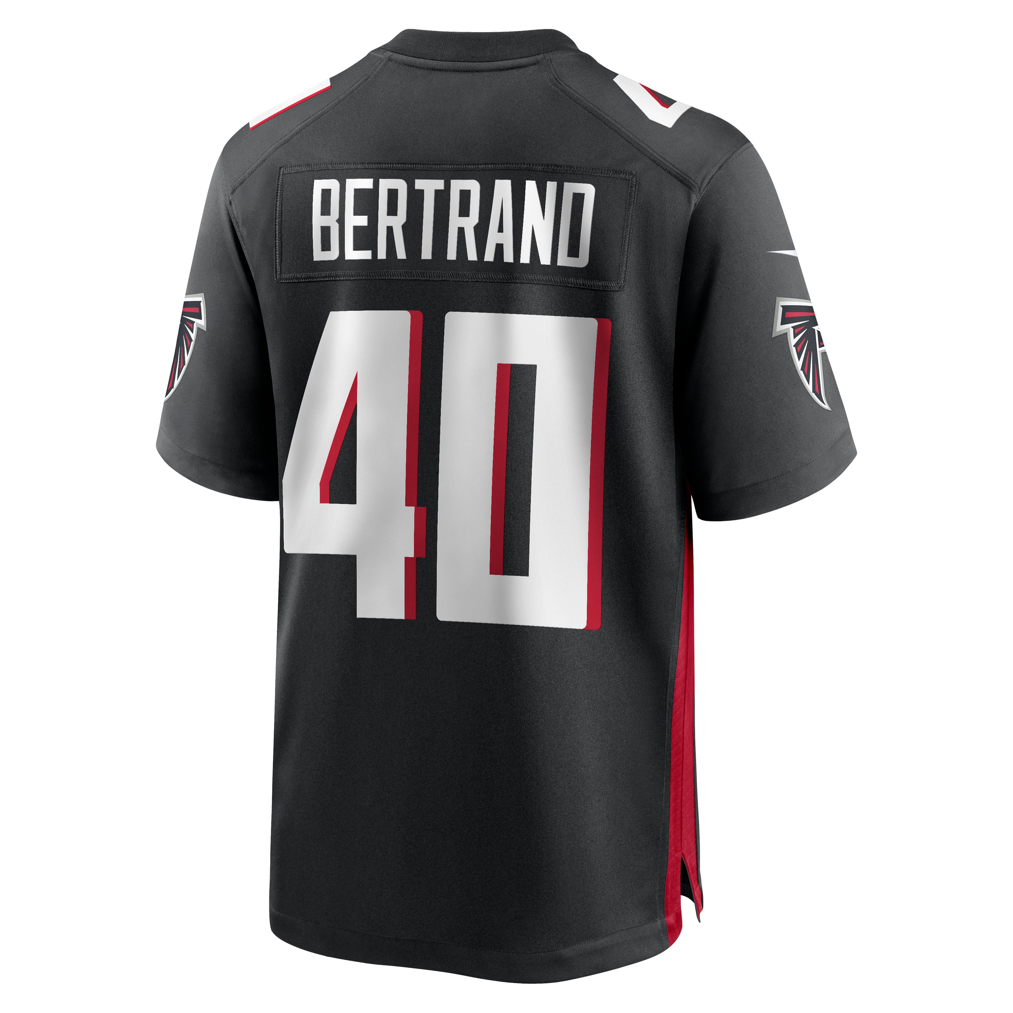 JD Bertrand Atlanta Falcons Team Game Jersey - Black - Image 4