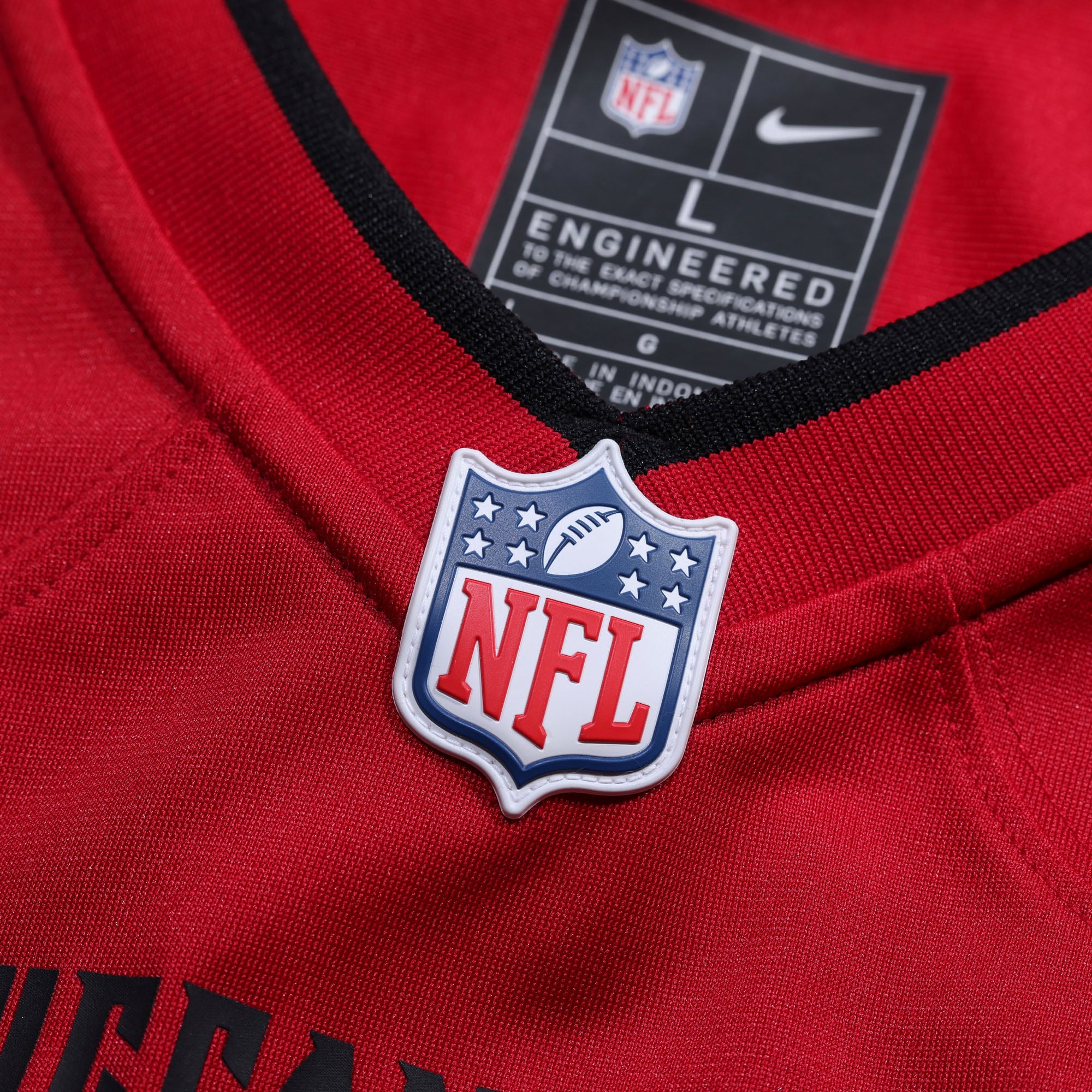 JJ Roberts Tampa Bay Buccaneers Team Game Jersey - Red - Image 5