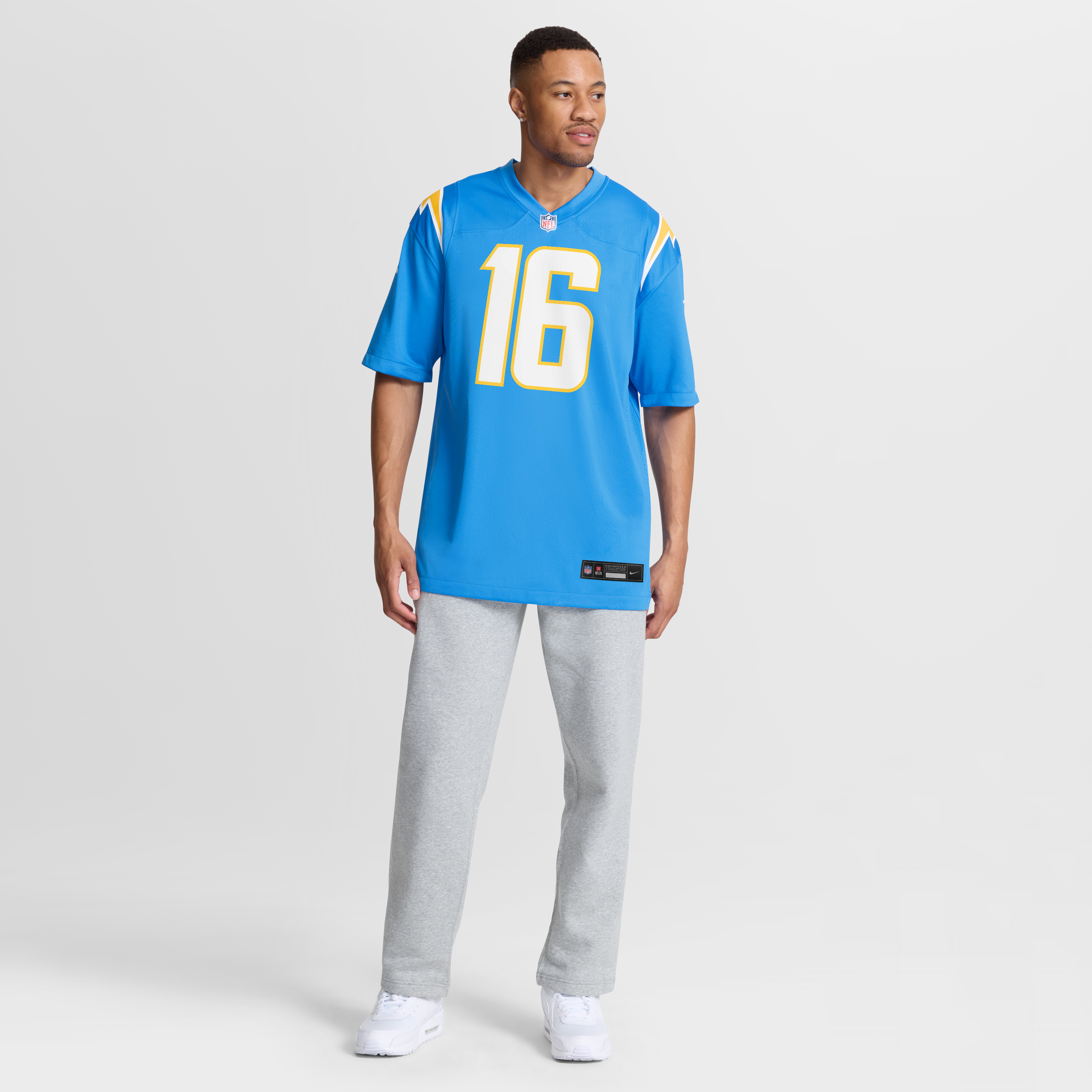 JK Scott Los Angeles Chargers Game Jersey - Powder Blue - Image 8