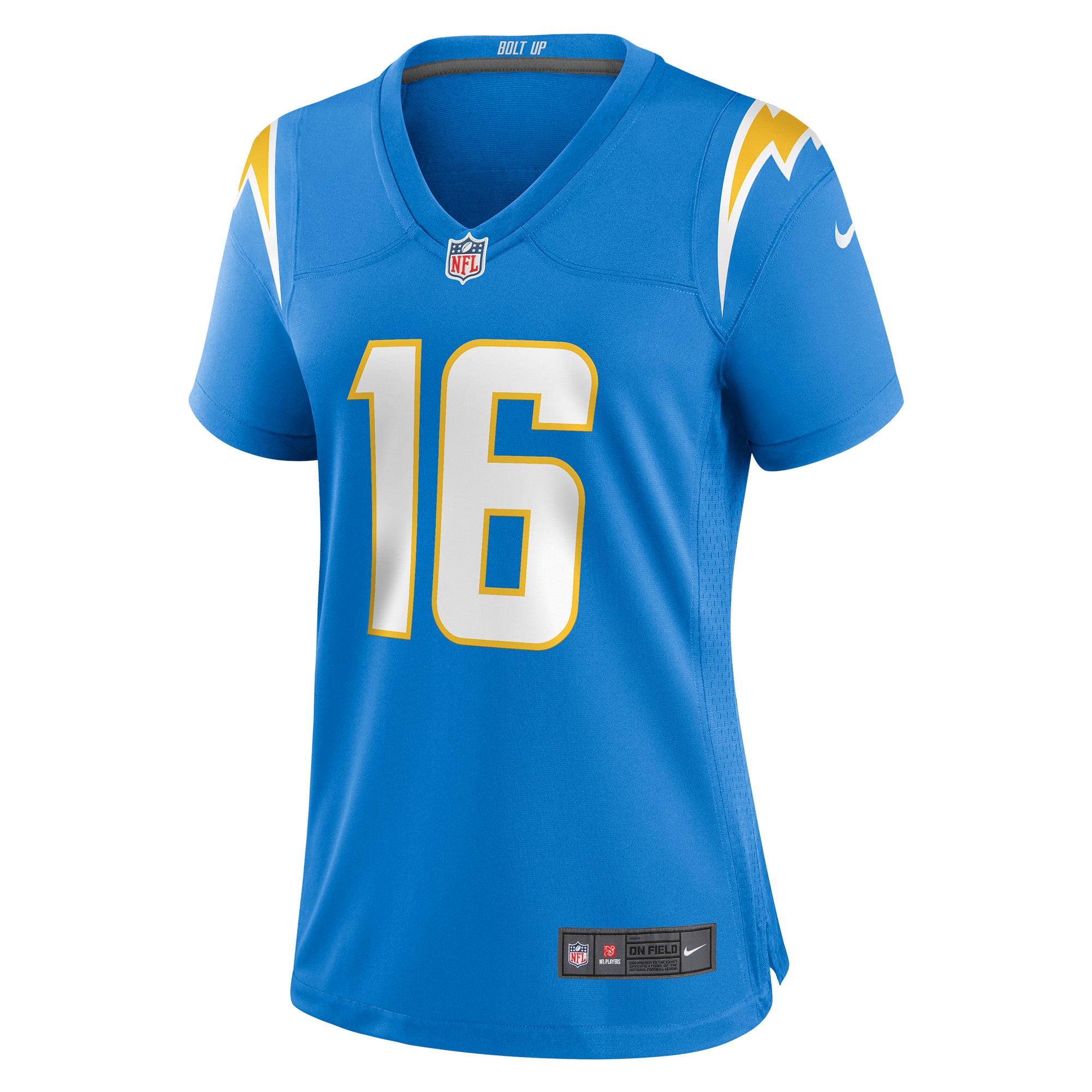 JK Scott Los Angeles Chargers Women's Game Jersey - Powder Blue - Image 3