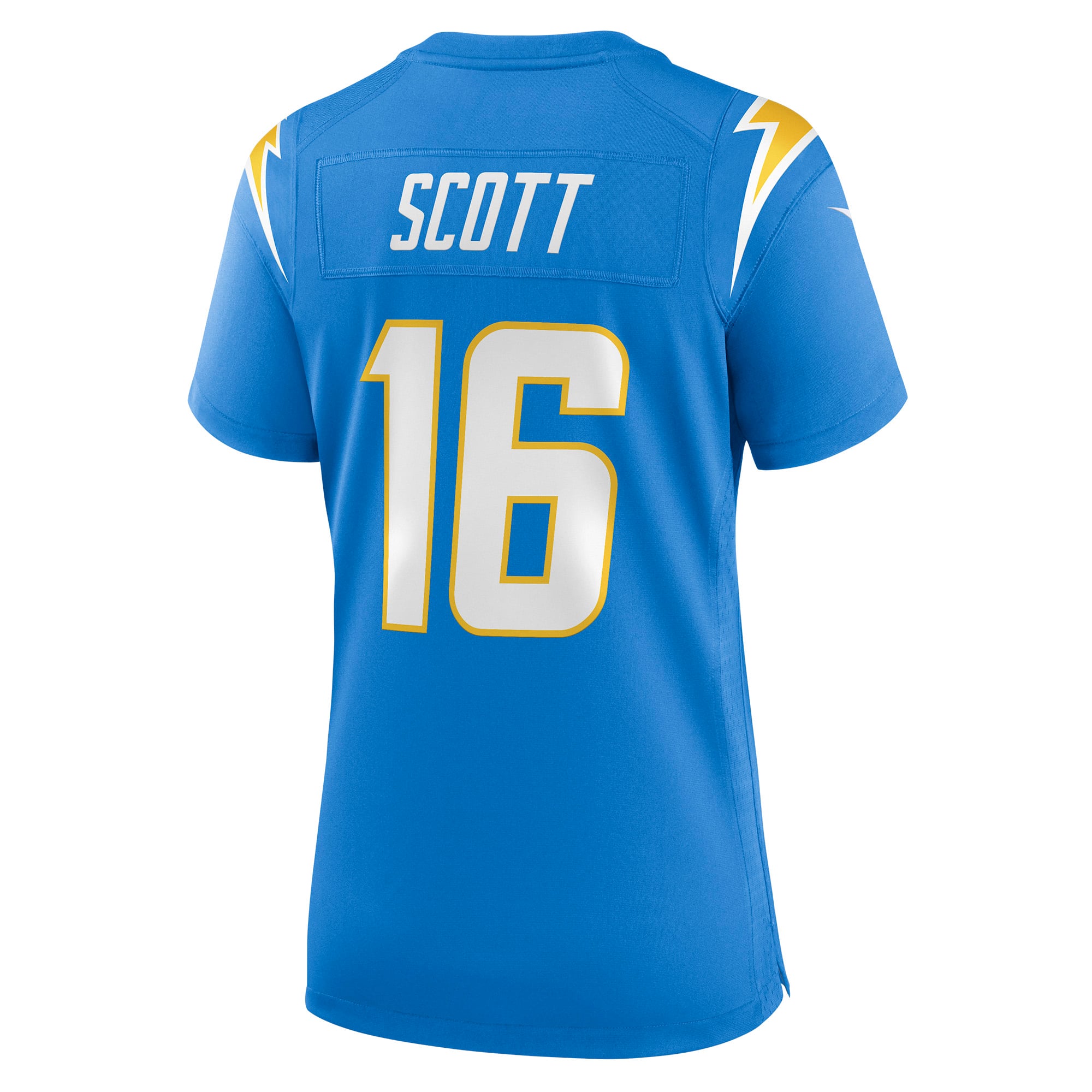 JK Scott Los Angeles Chargers Women's Game Jersey - Powder Blue - Image 4