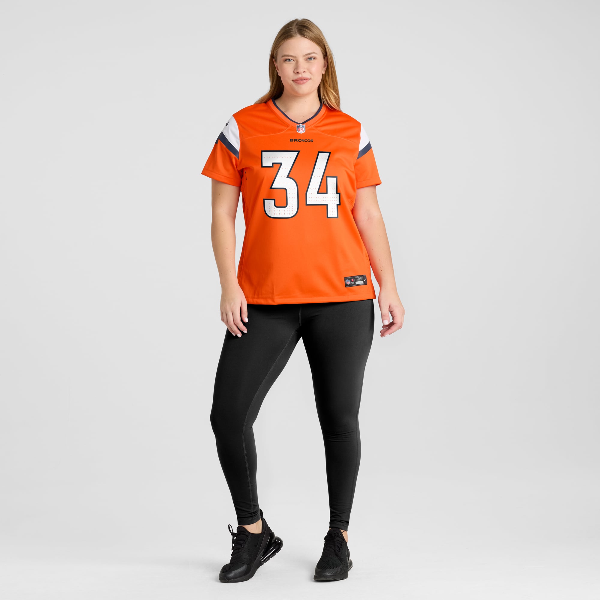 JL Skinner Denver Broncos Women's Team Game Jersey - Orange - Image 7