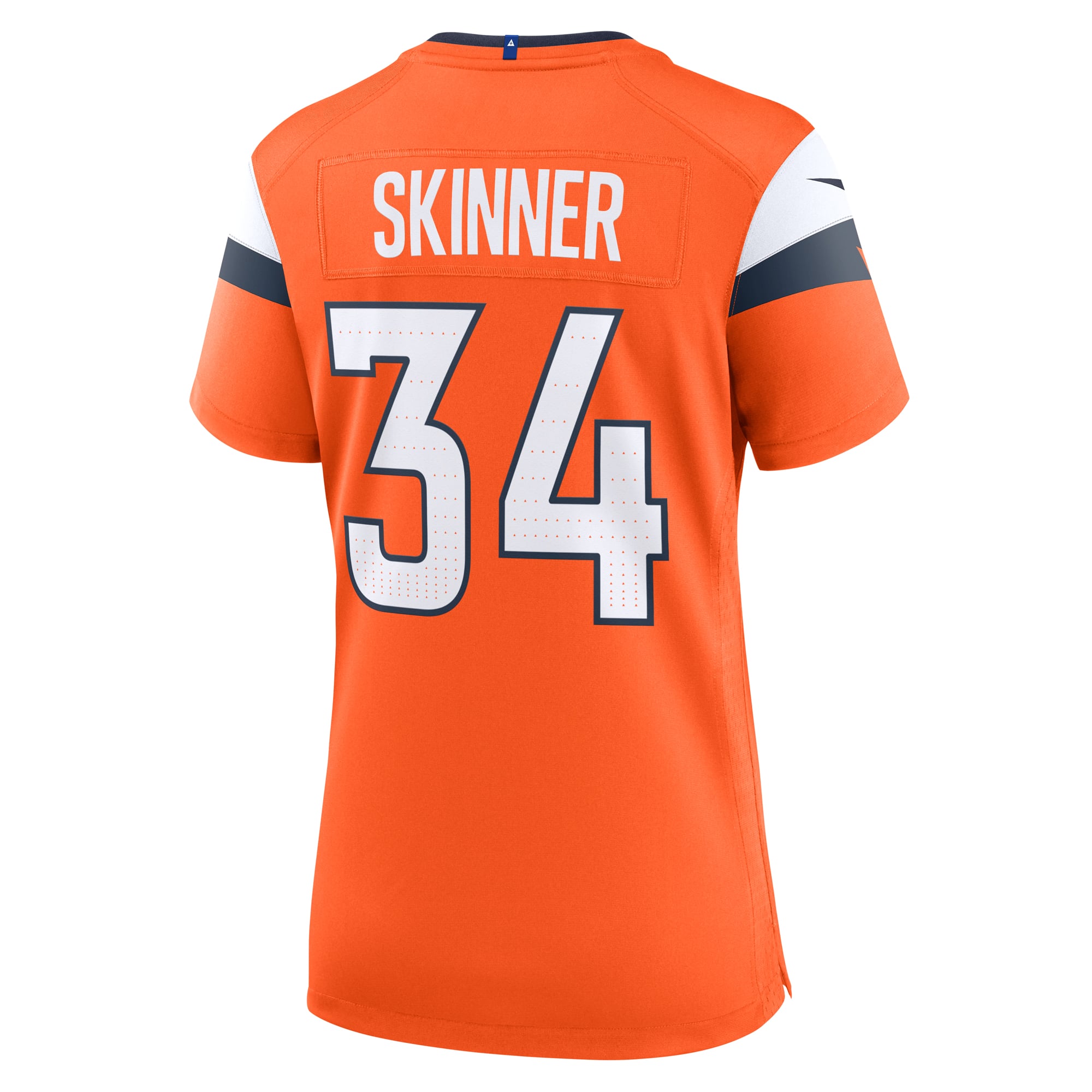 JL Skinner Denver Broncos Women's Team Game Jersey - Orange - Image 4