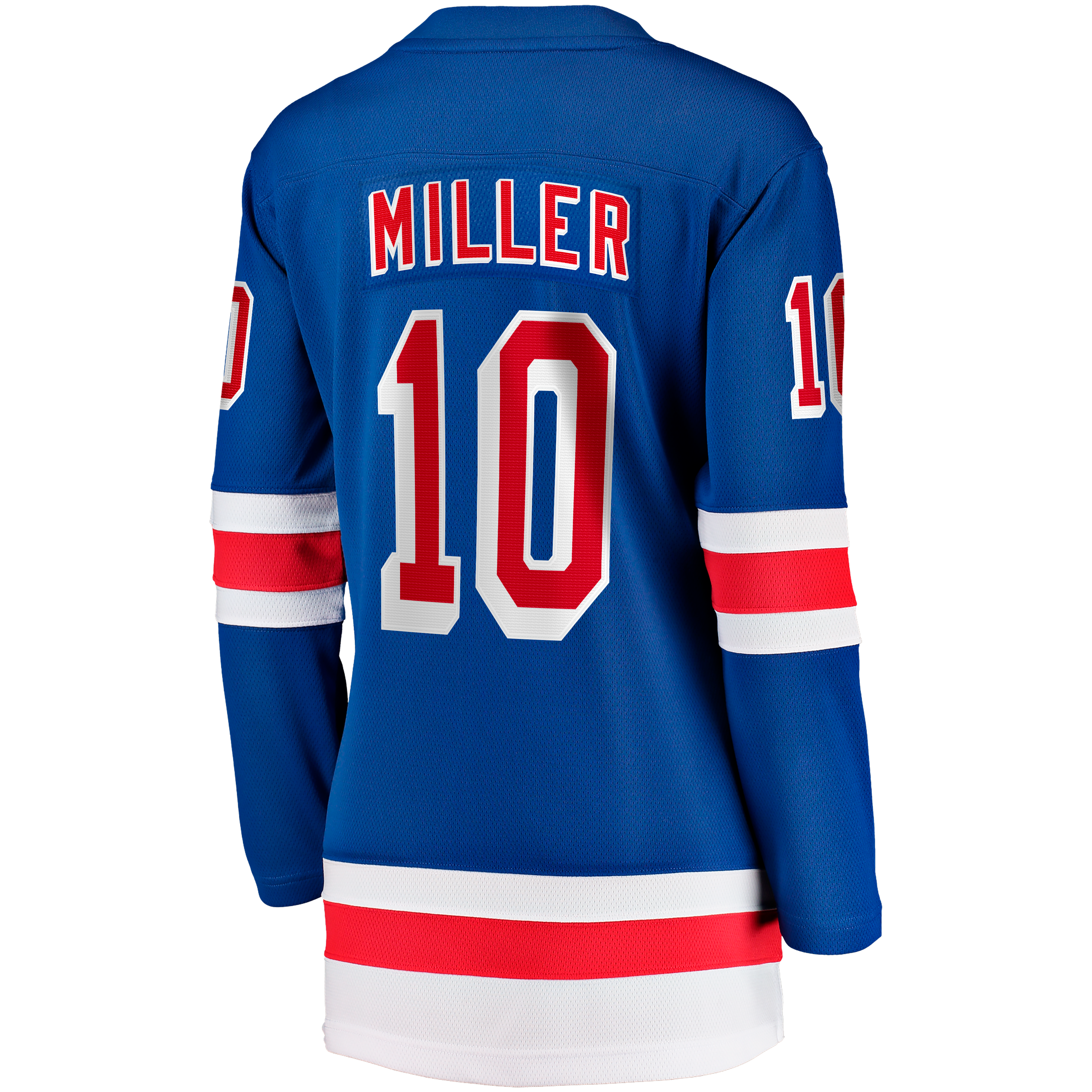 JT Miller New York Rangers Women's Home Captain's Patch Breakaway Jersey - Blue - Image 4