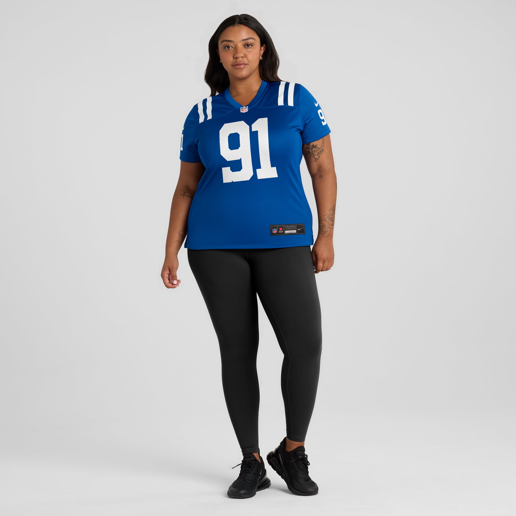 JT Tuimoloau Indianapolis Colts Women's Team Game Jersey - Royal - Image 7
