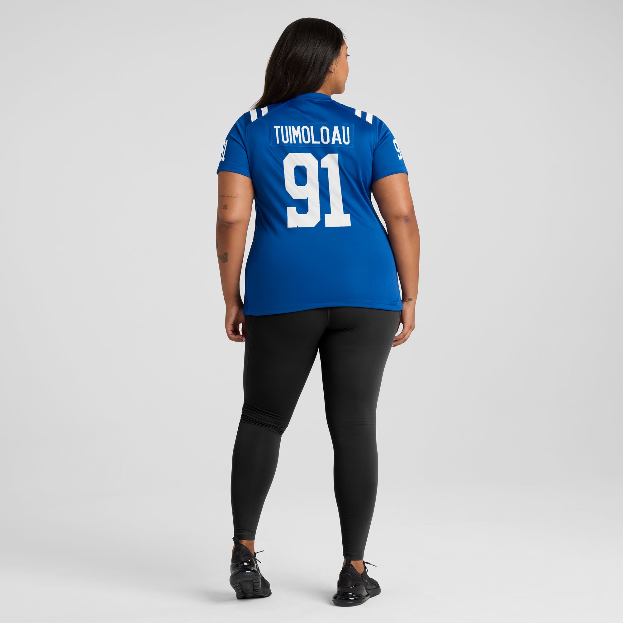 JT Tuimoloau Indianapolis Colts Women's Team Game Jersey - Royal - Image 8