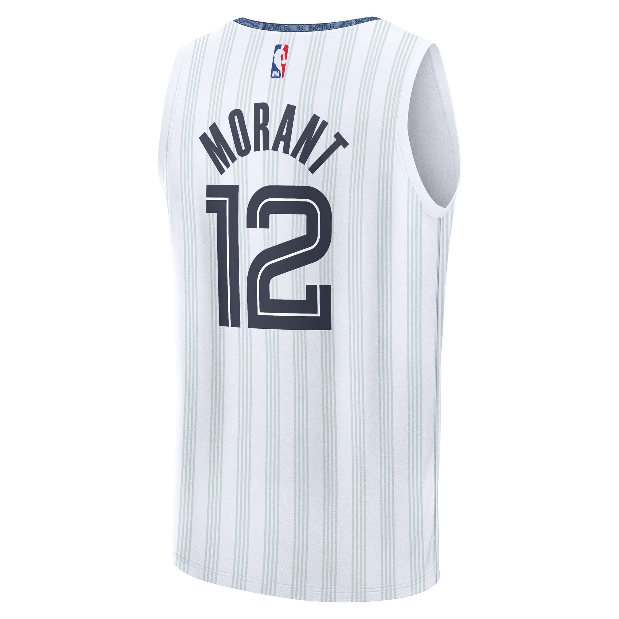 Ja Morant Memphis Grizzlies Youth 2025/26 City Edition Fast Break Jersey - White - Image 4