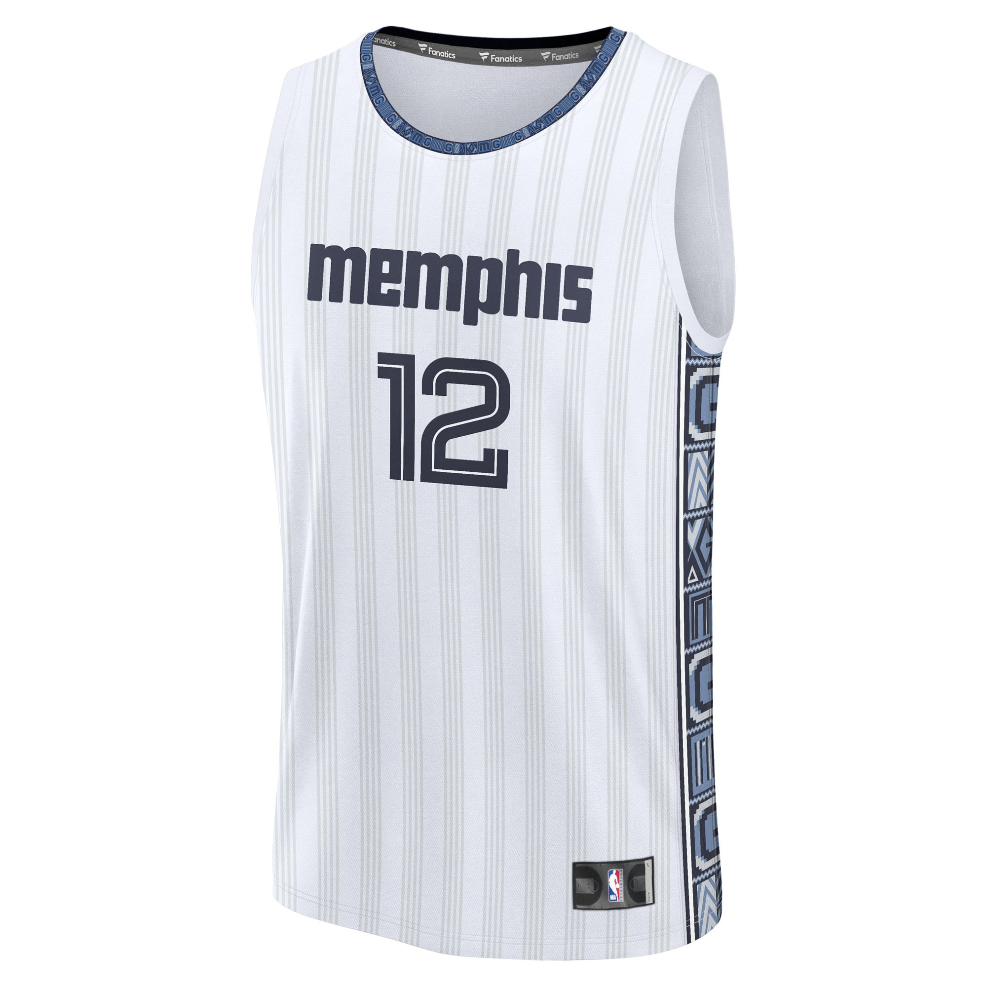 Ja Morant Memphis Grizzlies Youth 2025/26 City Edition Fast Break Jersey - White - Image 3