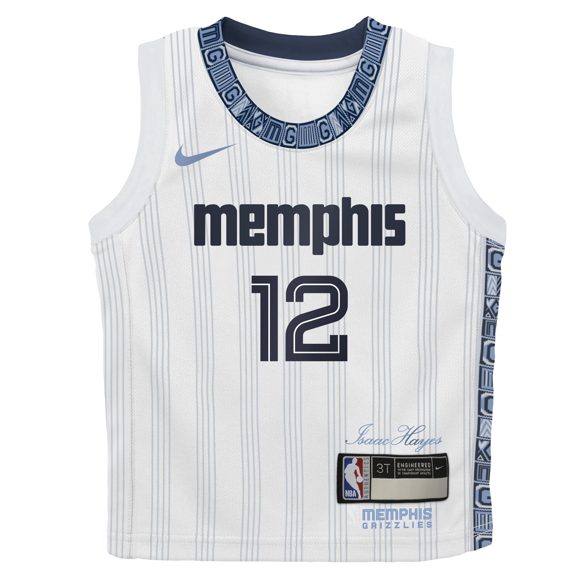 Ja Morant Memphis Grizzlies Preschool 2025/26 City Edition Swingman Jersey - White - Image 3