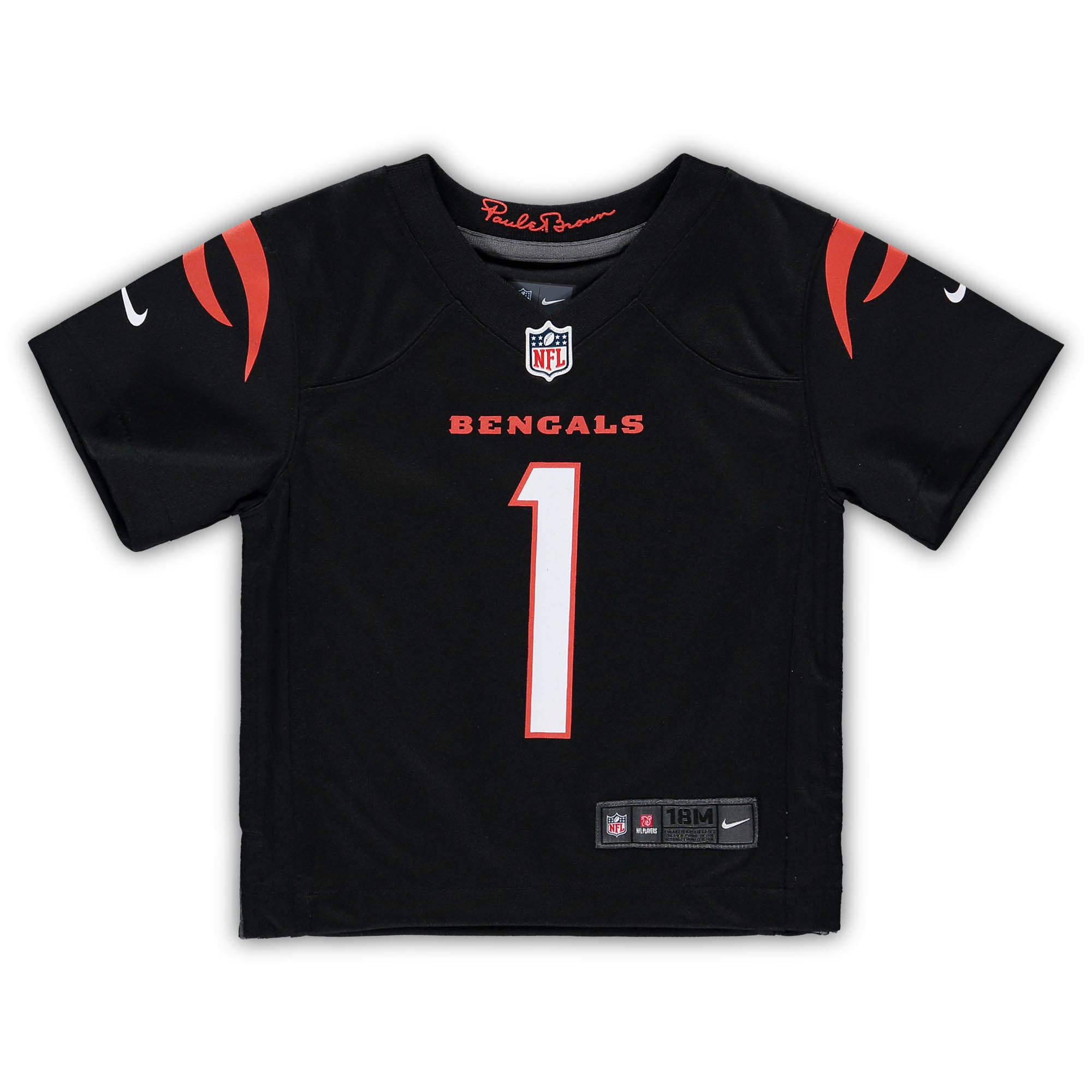 Ja'Marr Chase Cincinnati Bengals Infant Team Player Game Jersey - Black - Image 3