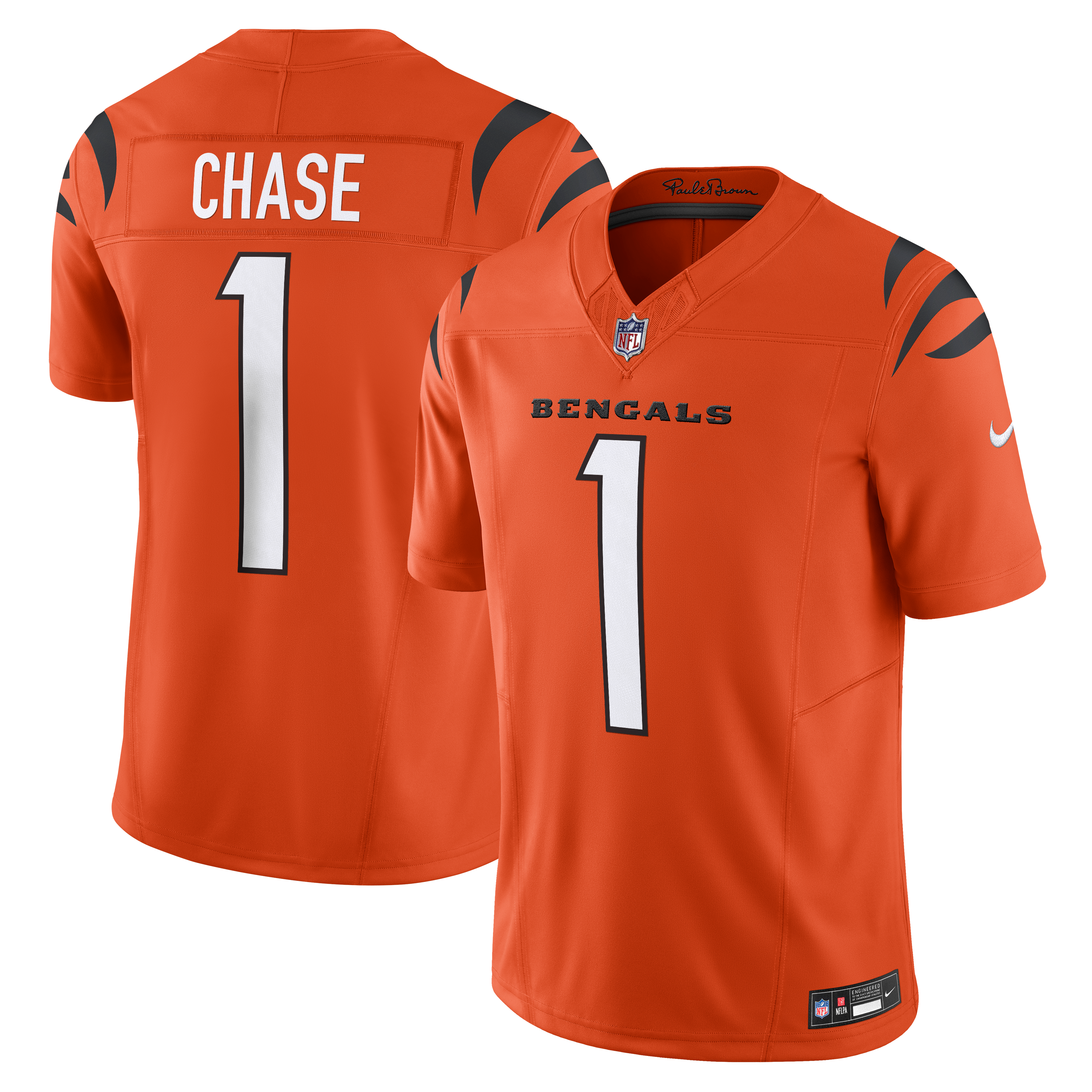 Ja'Marr Chase Cincinnati Bengals Vapor F.U.S.E. Limited Jersey - Orange