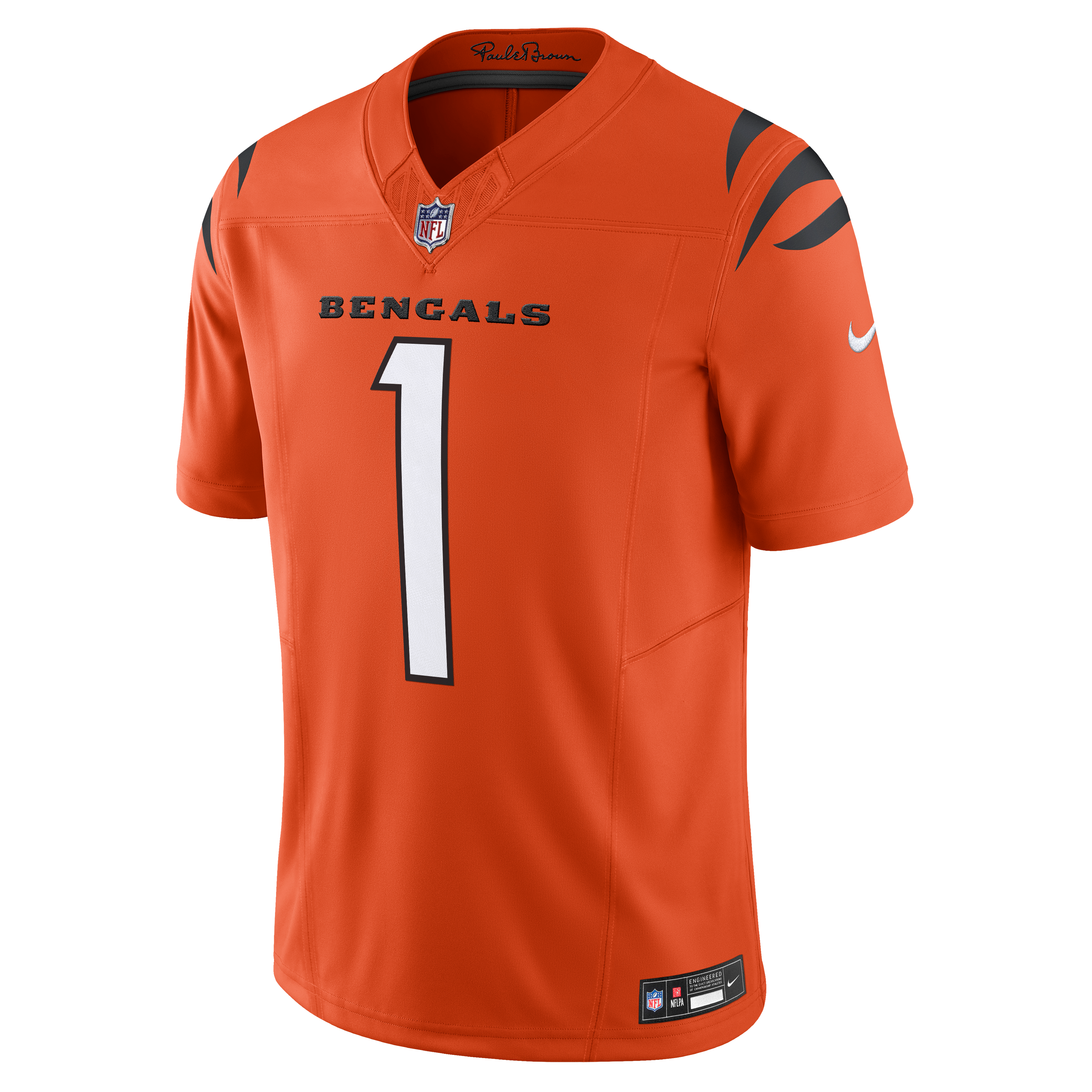 Ja'Marr Chase Cincinnati Bengals Vapor F.U.S.E. Limited Jersey - Orange - Image 4